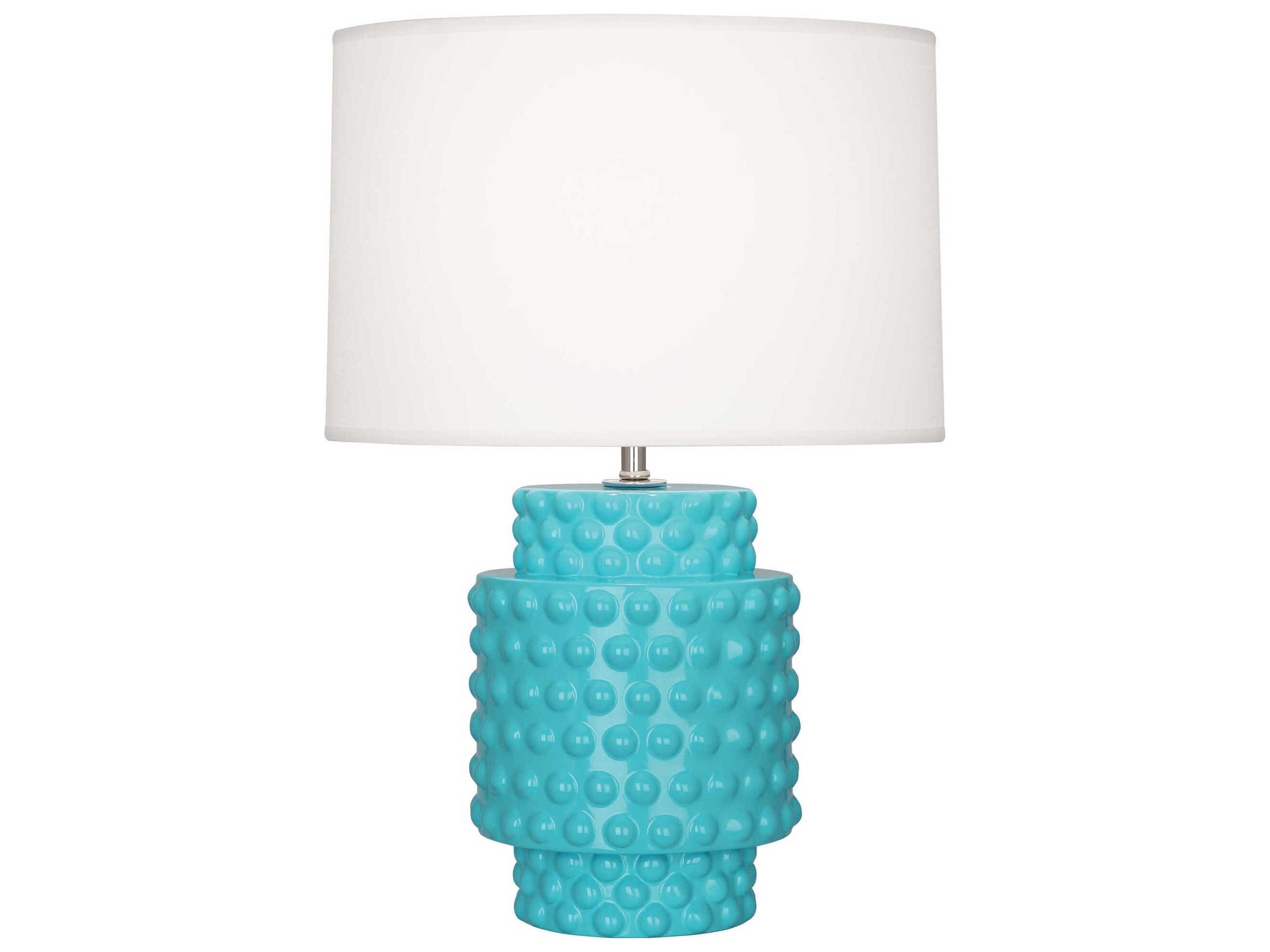 Robert Abbey Dolly Egg Blue Glazed Textured Table Lamp