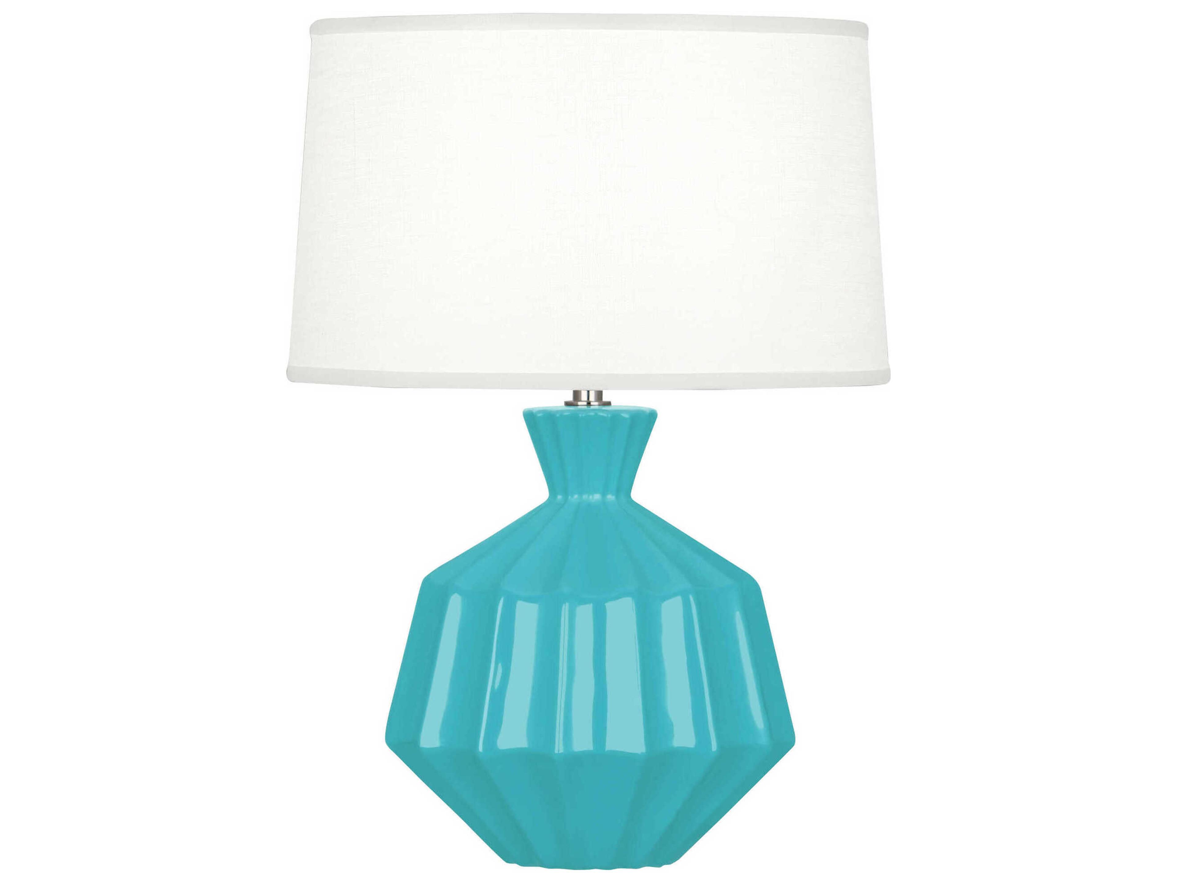 Robert Abbey Orion Egg Blue Glazed Table Lamp