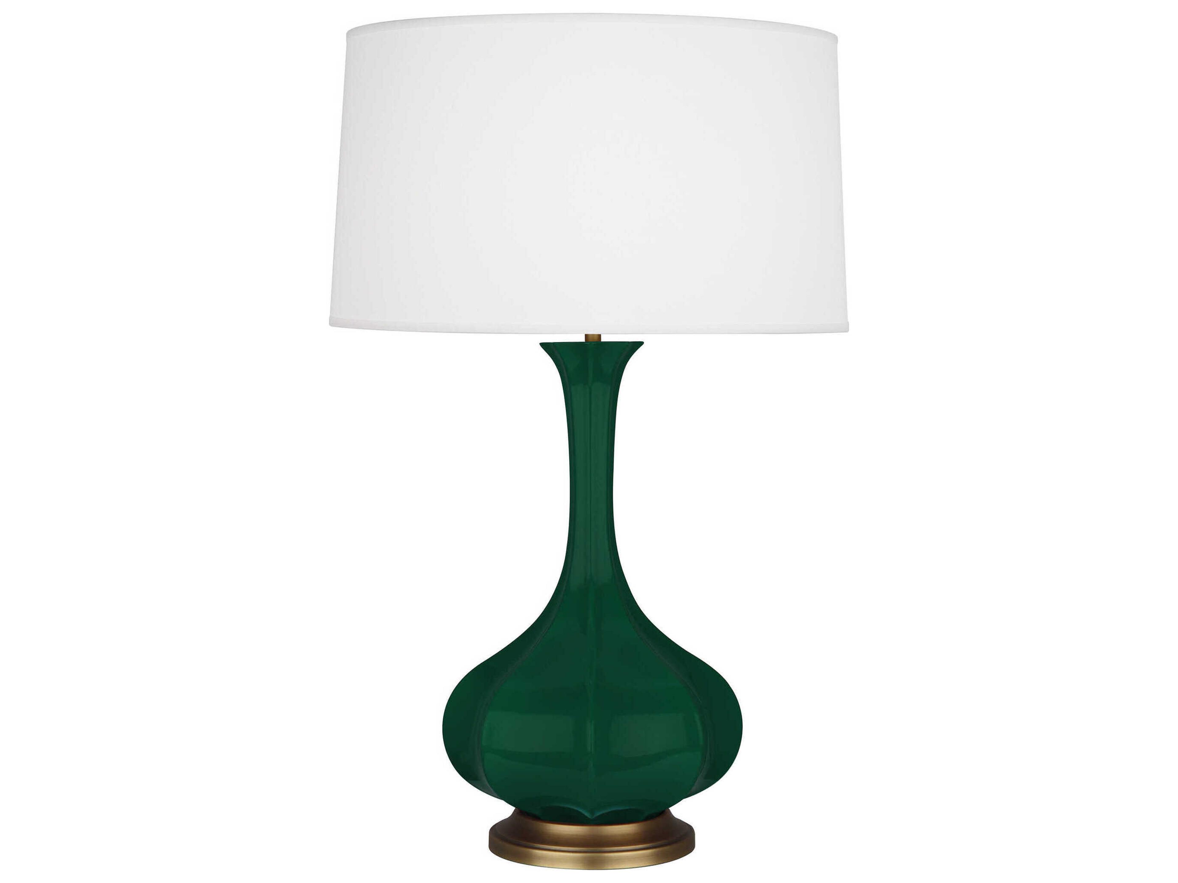 Robert Abbey Pike Jungle Glazed Green Buffet Lamp