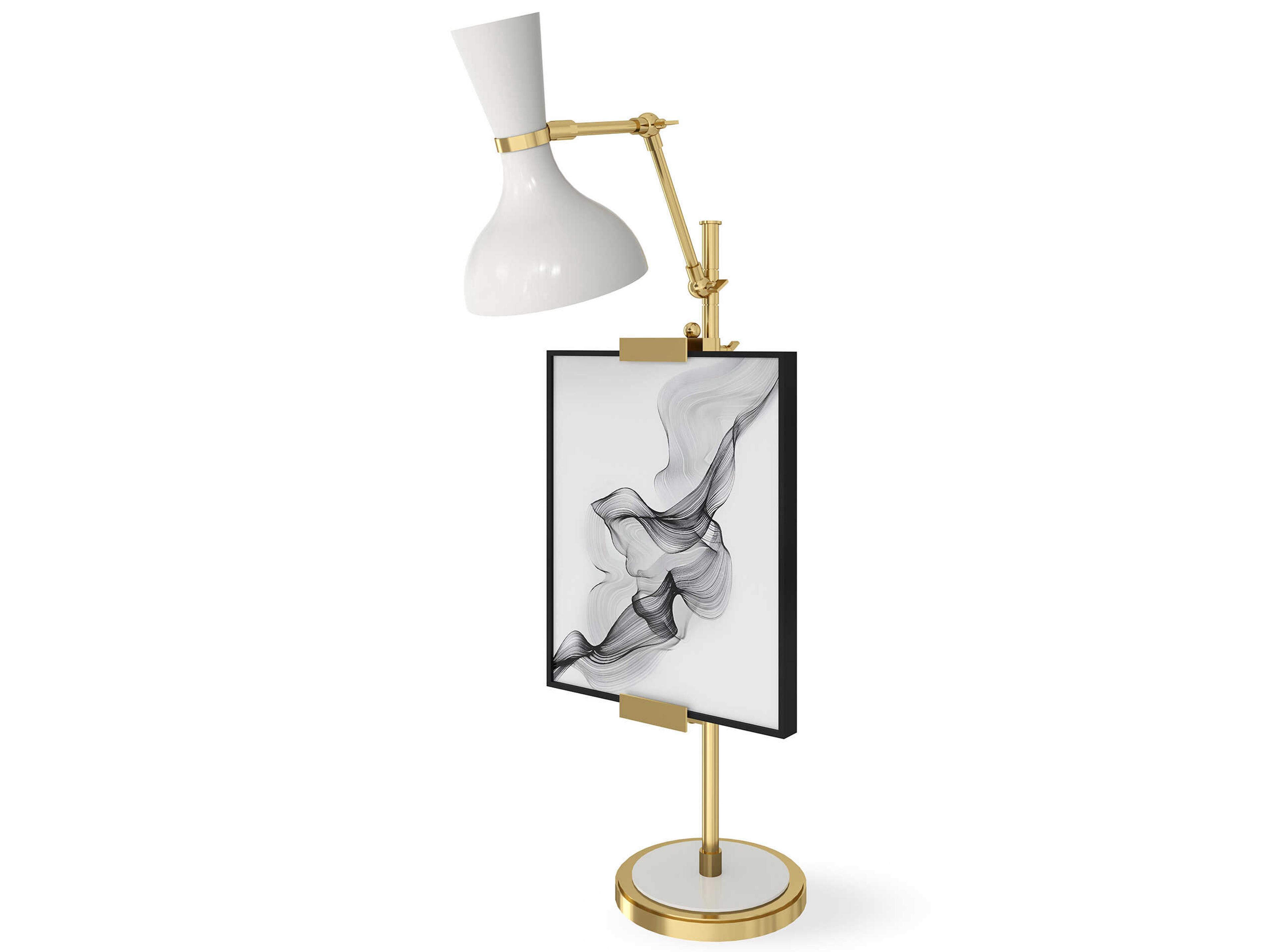 Robert Abbey Clare Lily White Buffet Lamp