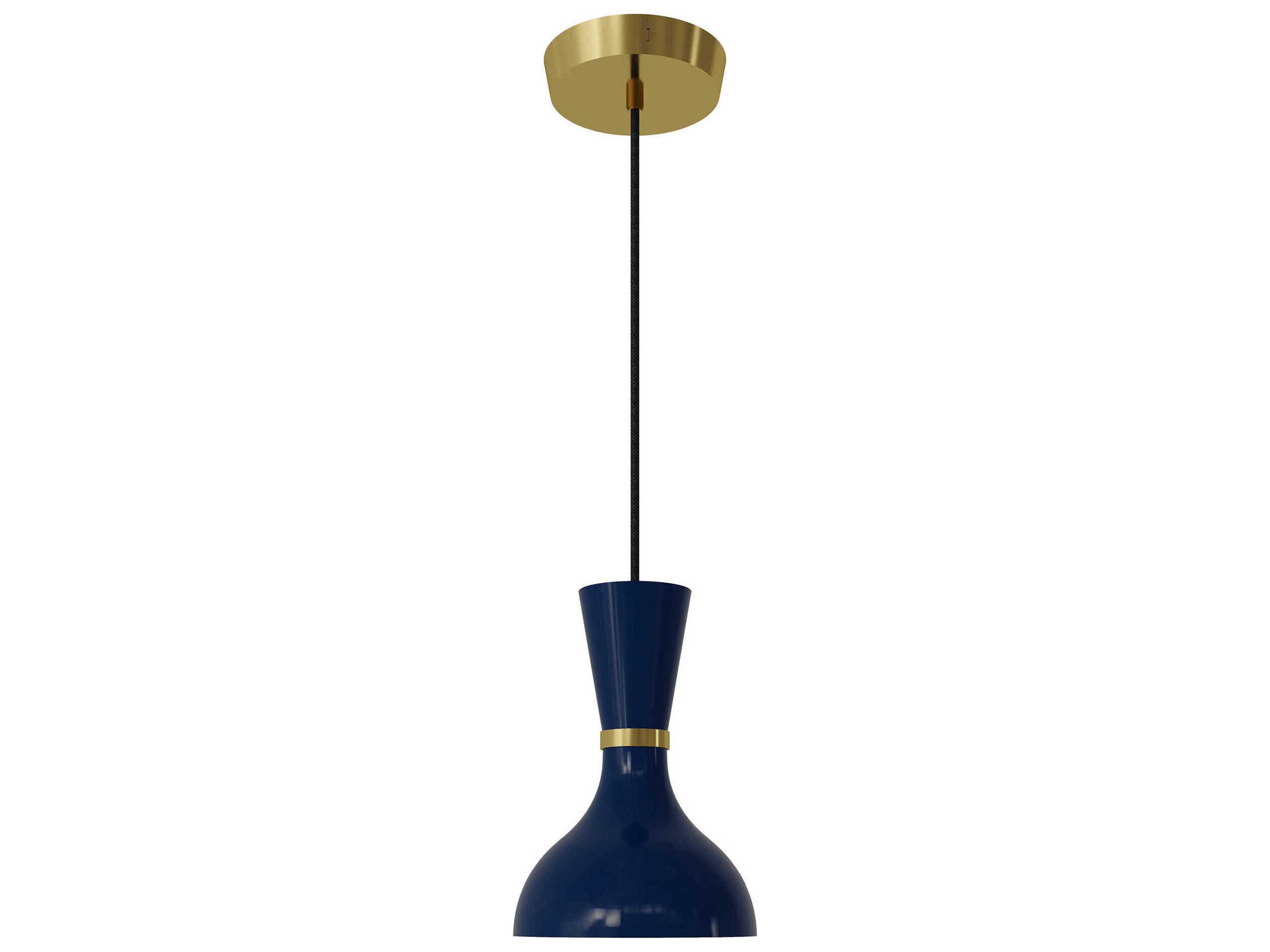 Robert Abbey Clare 1-Light Midnight Blue Mini Pendant