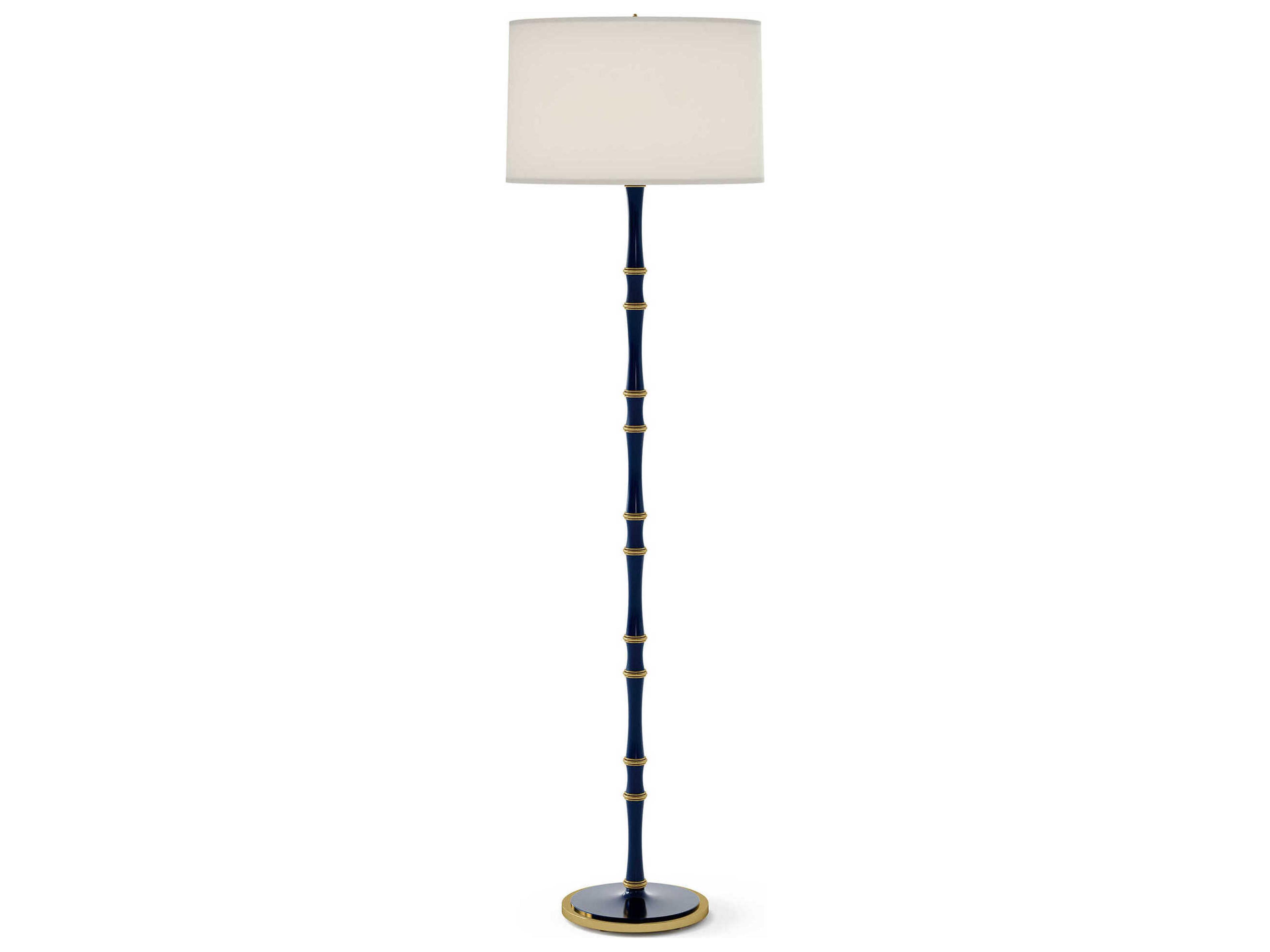 Robert Abbey Kane Matte Midnight Blue Floor Lamp