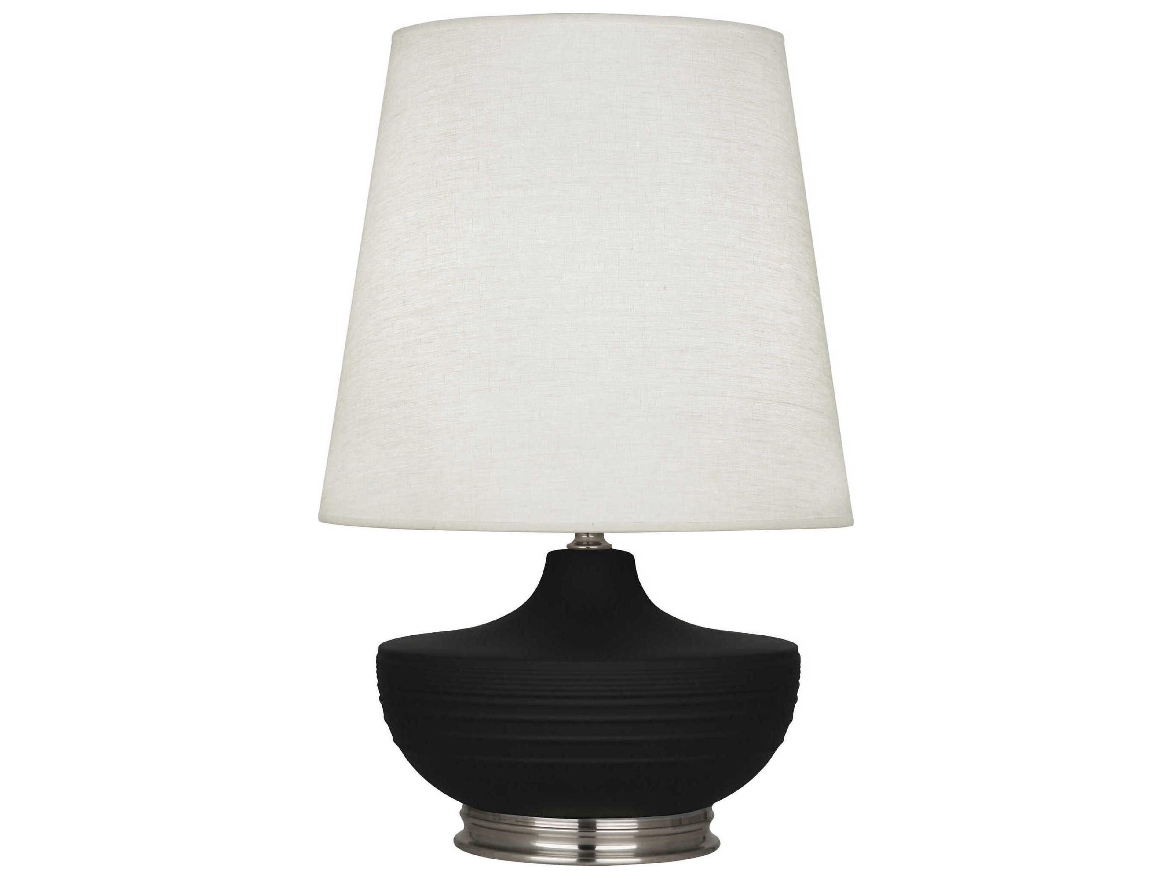 Robert Abbey Michael Berman Nolan Black Buffet Lamp