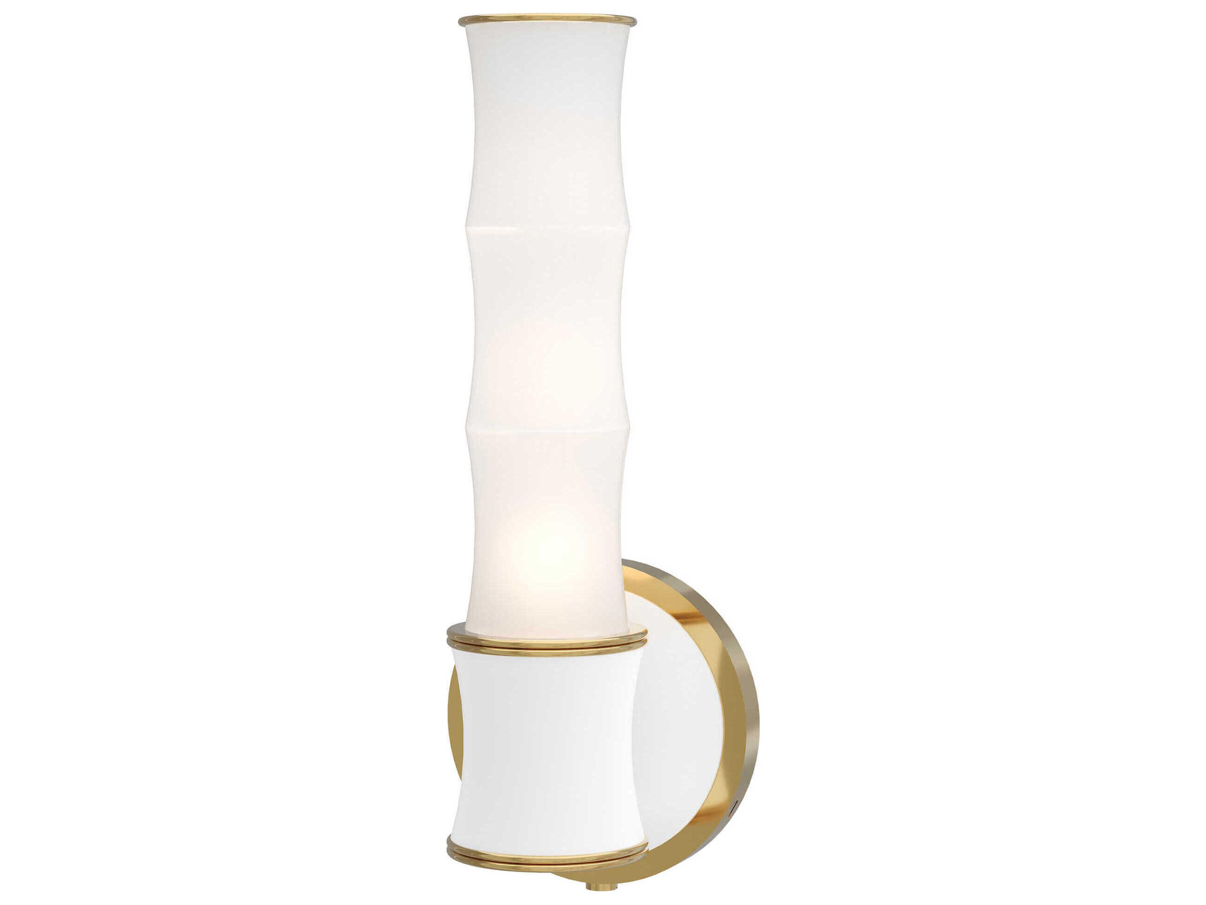 Robert Abbey Kane 1-Light Matte Daisy White Wall Sconce