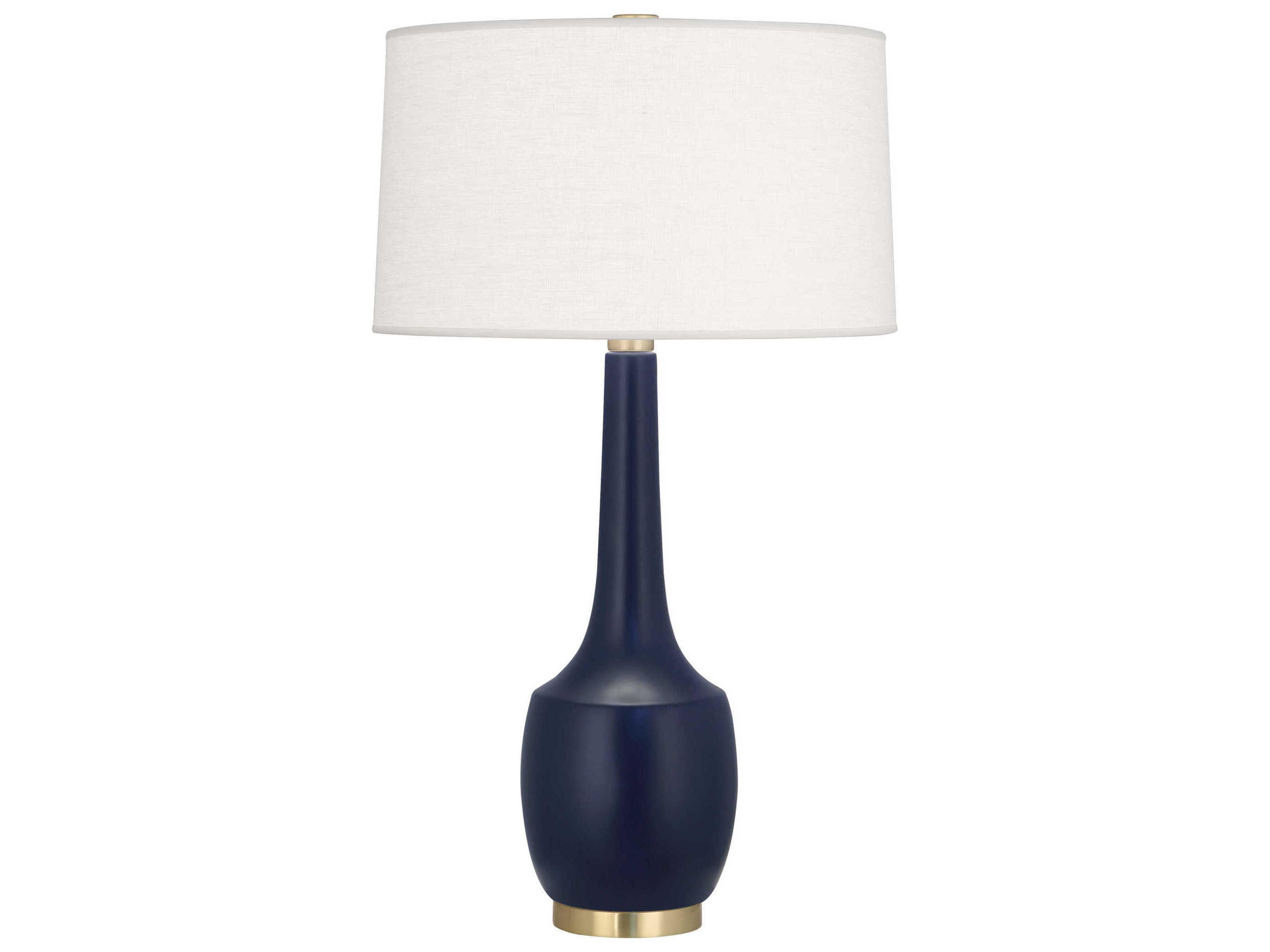 Robert Abbey Delilah Matte Midnight Blue Glazed Buffet Lamp