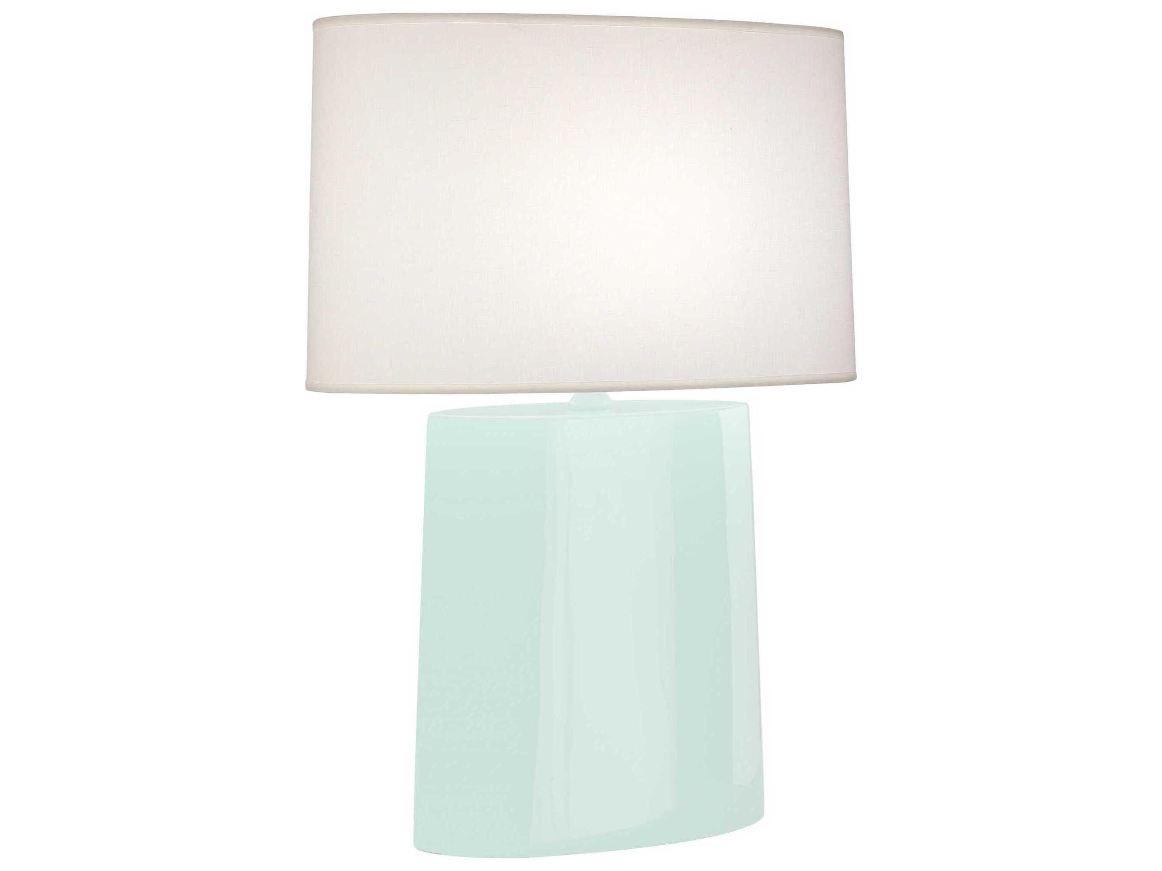 Robert Abbey Victor Mint Glazed Green Buffet Lamp