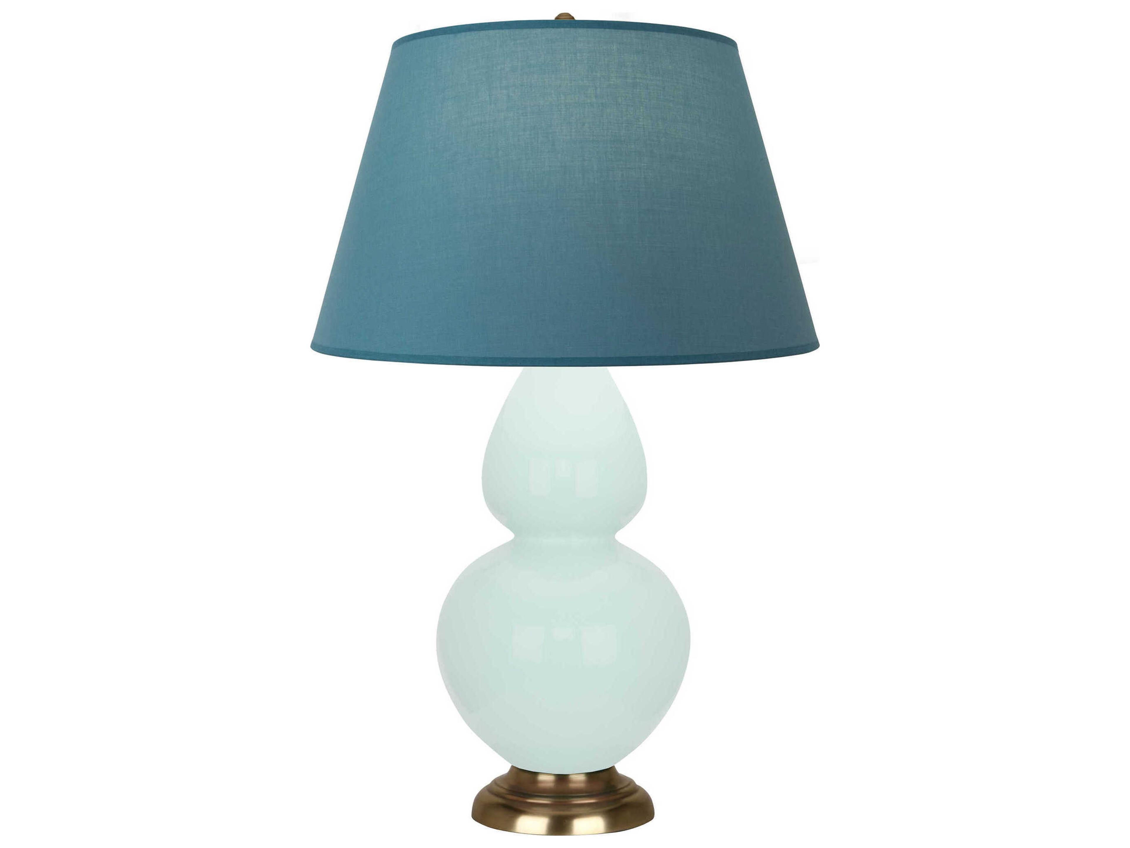 Robert Abbey Double Gourd Mint Glazed Green Buffet Lamp