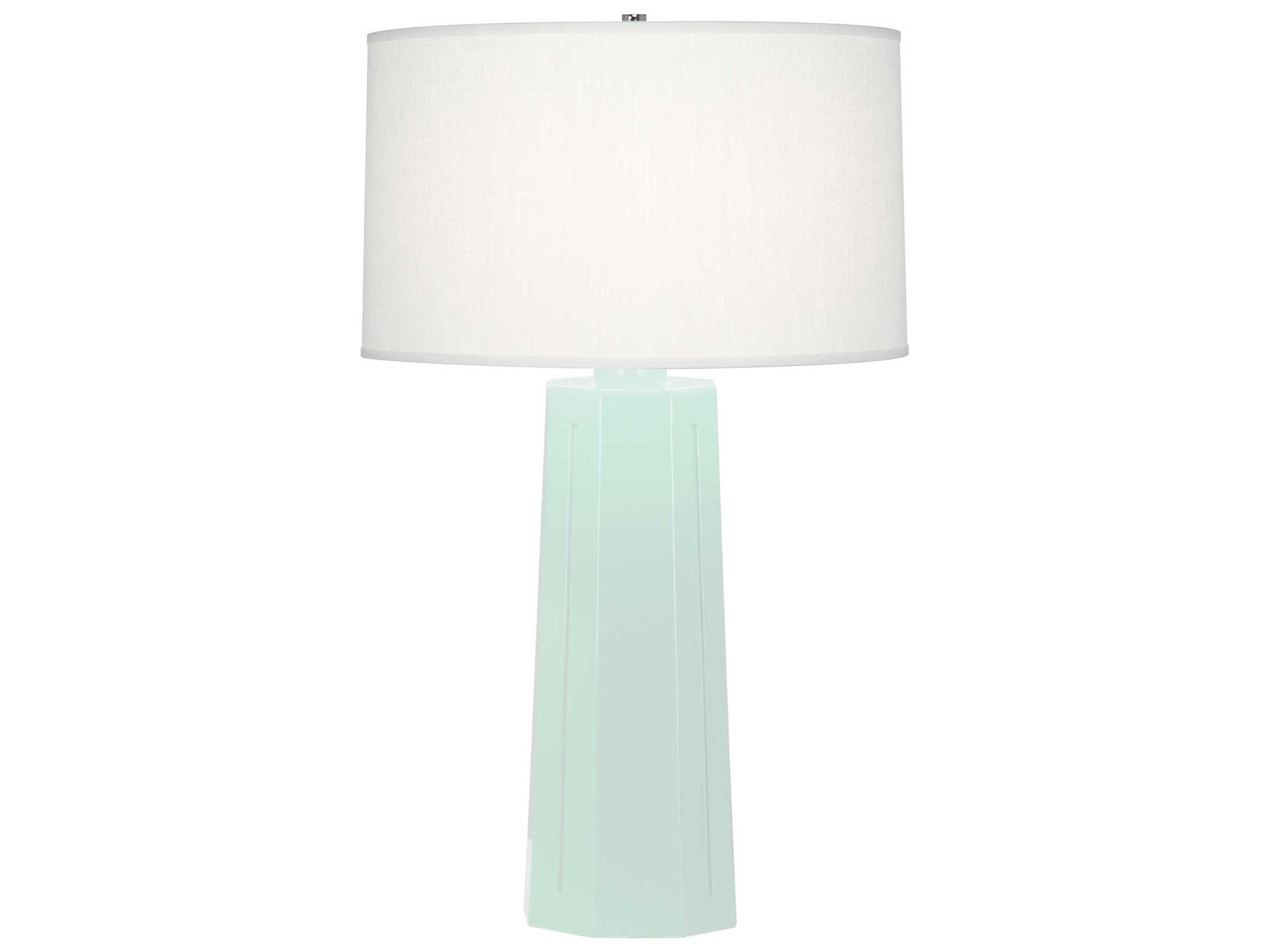Robert Abbey Mason Mint Glazed Green Buffet Lamp