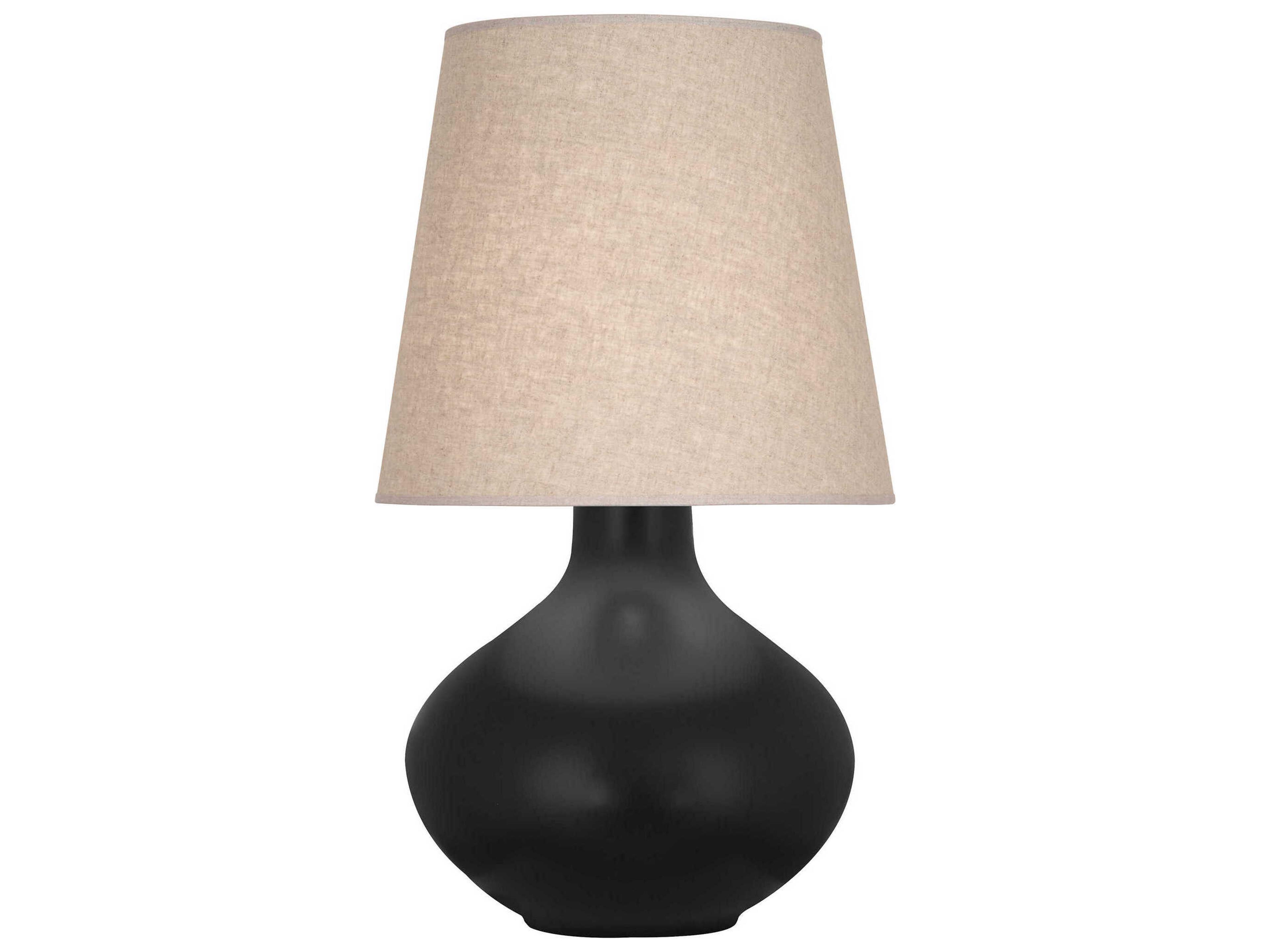 Robert Abbey June Black Buffet Lamp