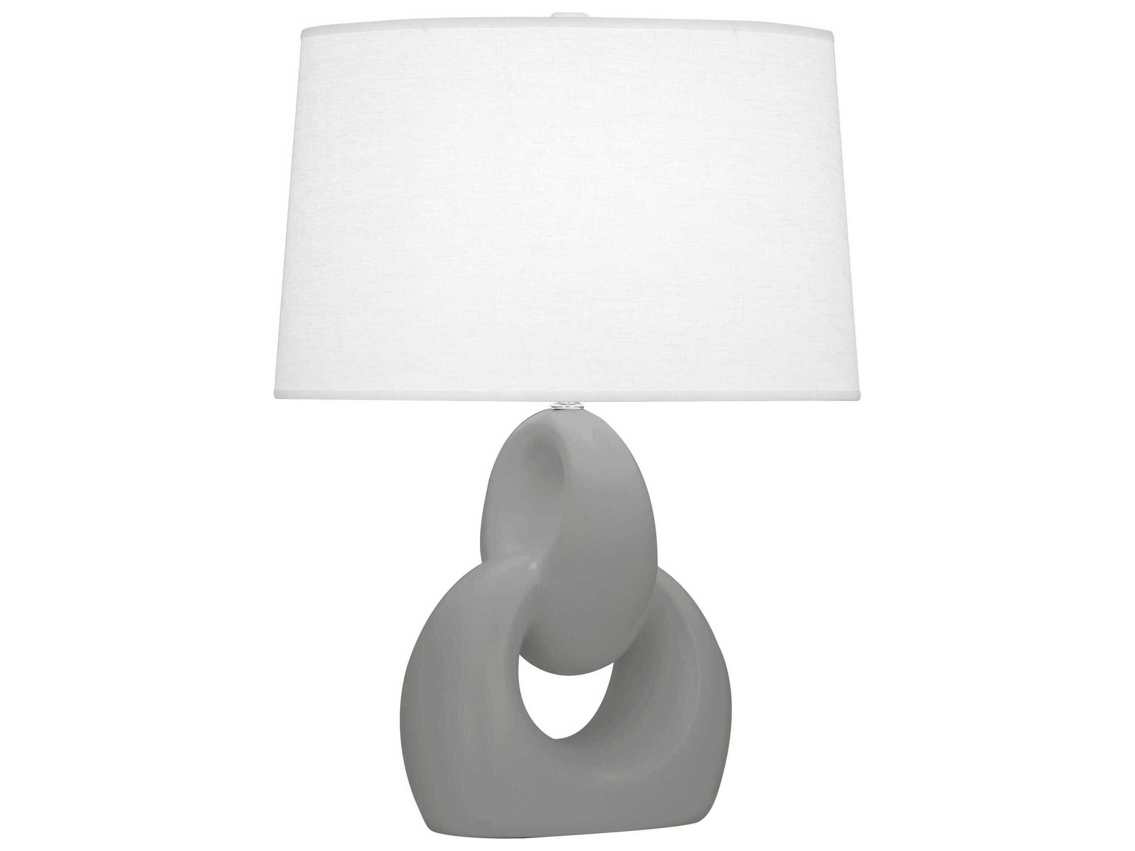 Robert Abbey Fusion Gray Buffet Lamp