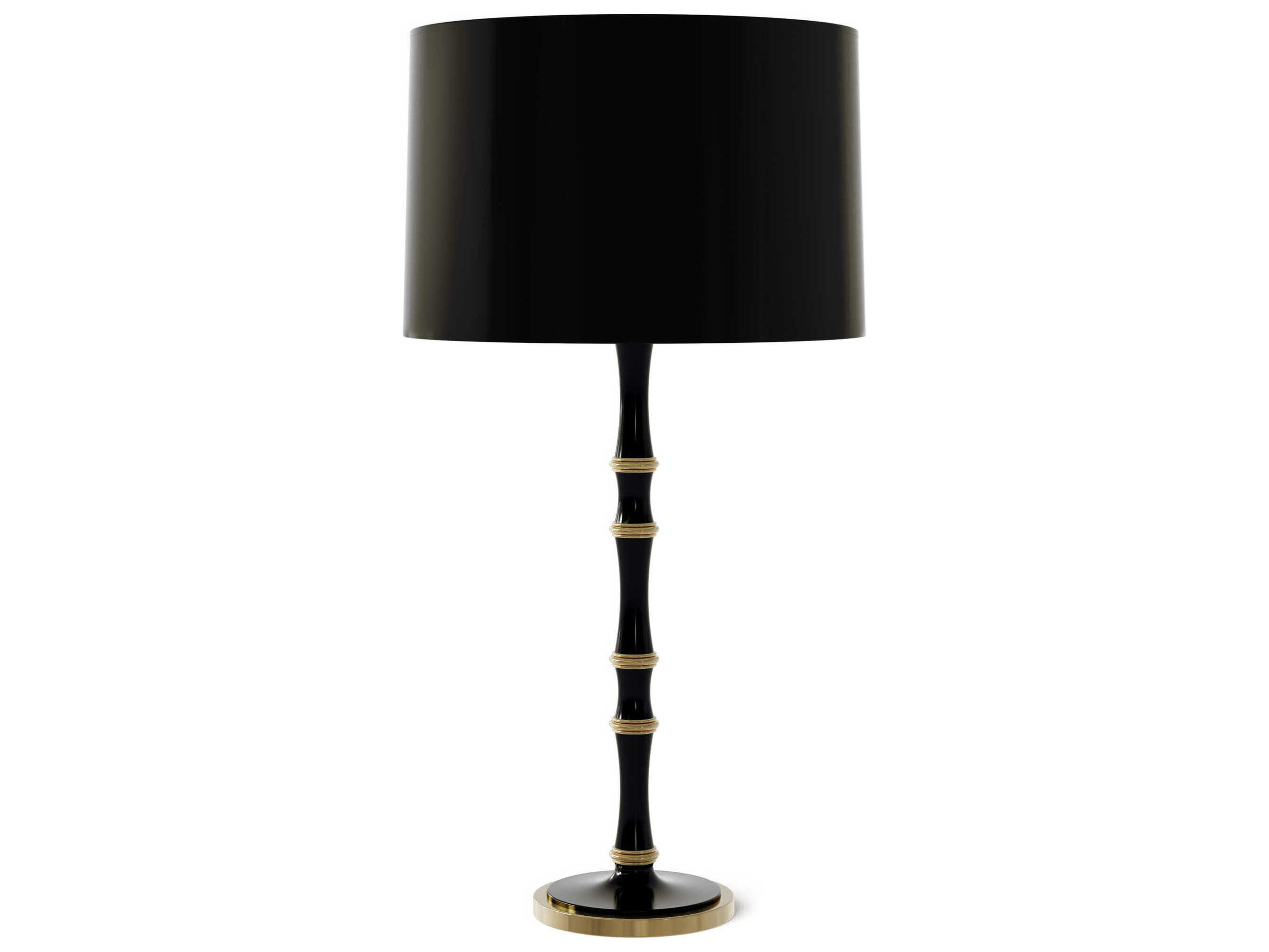 Robert Abbey Kane Obsidian Black Buffet Lamp