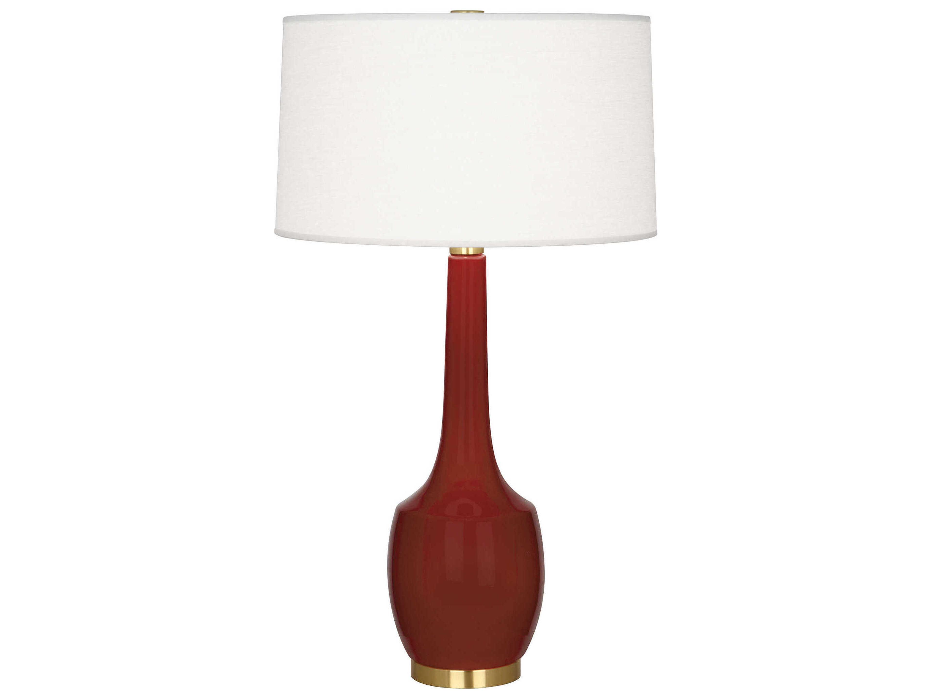 Robert Abbey Delilah Oxblood Glazed Red Buffet Lamp