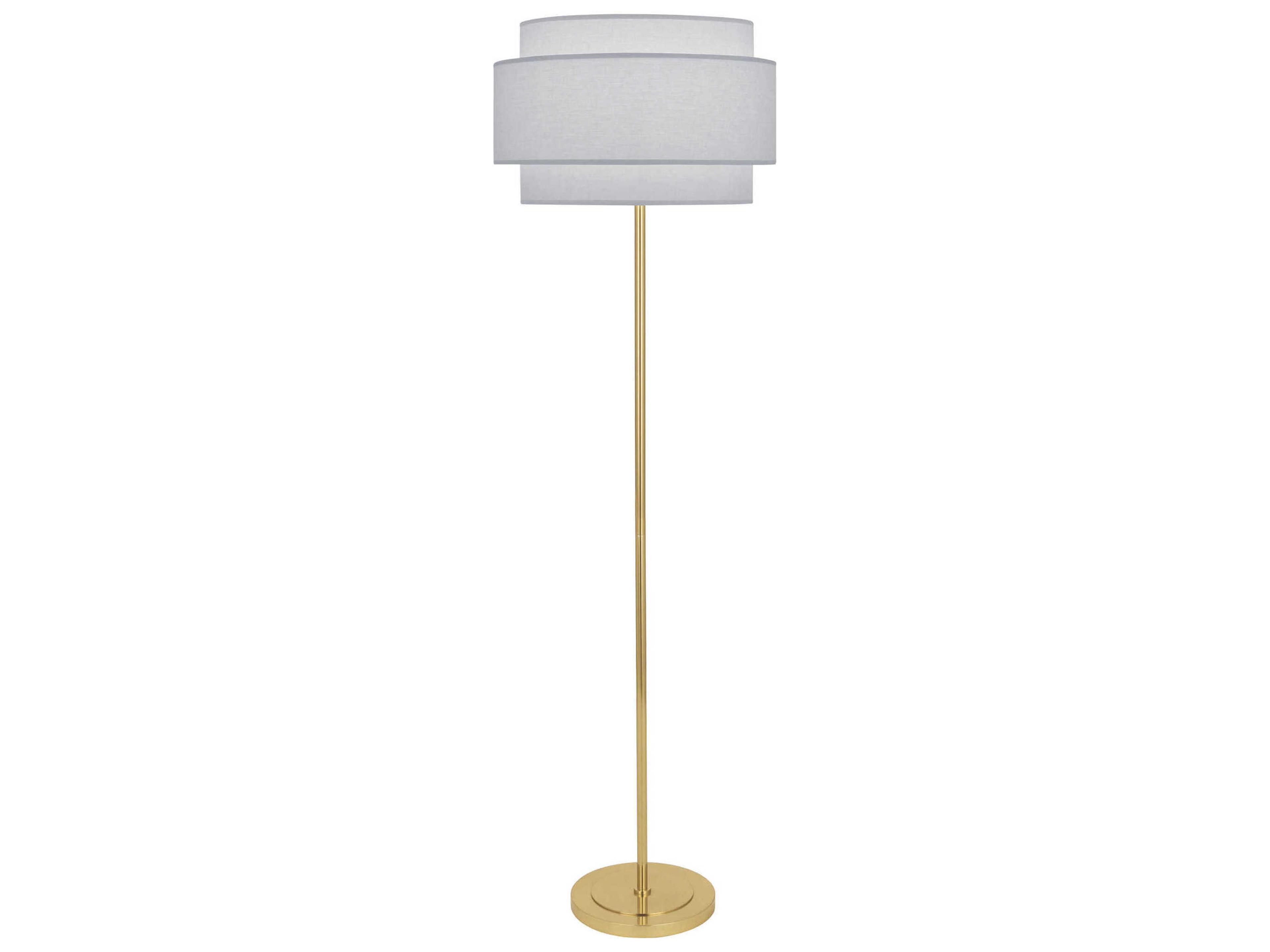 Robert Abbey Decker Gray Floor Lamp