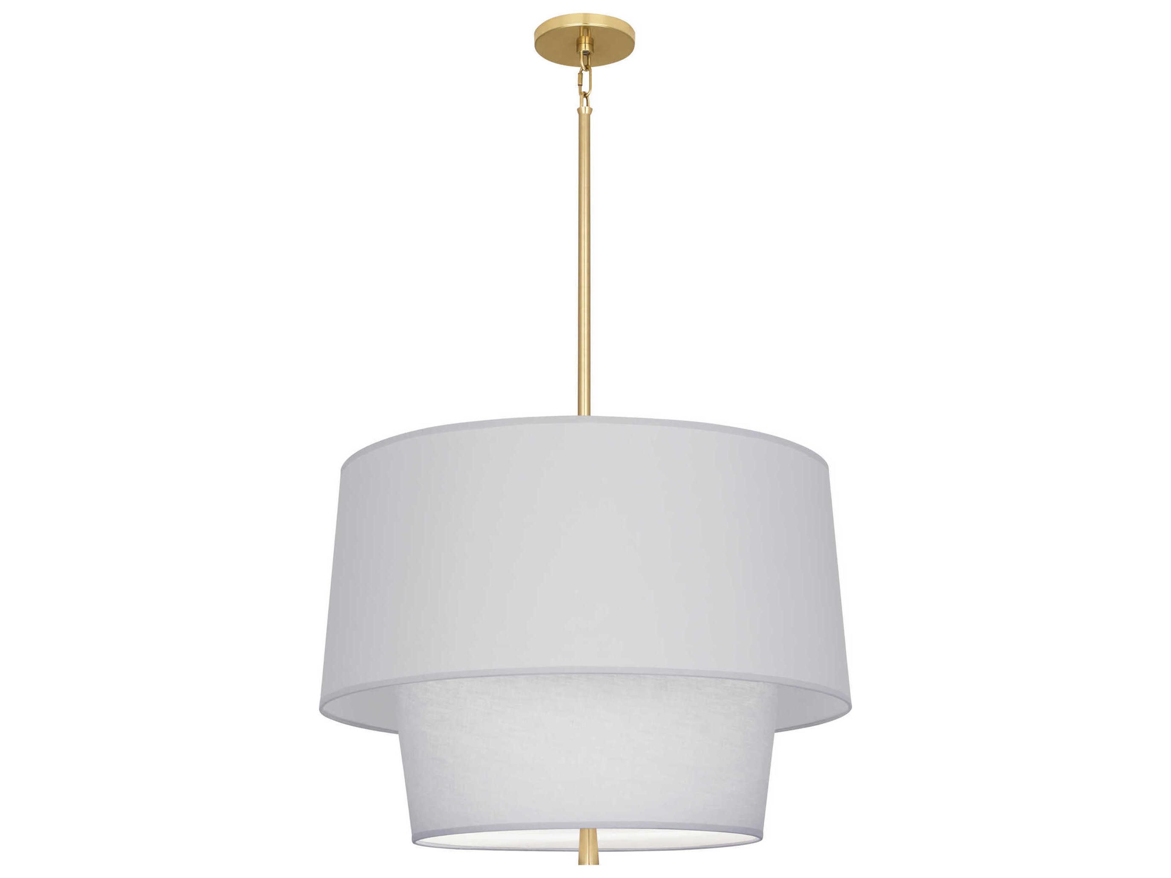 Robert Abbey Decker 3-Light Pearl Gray Pendant