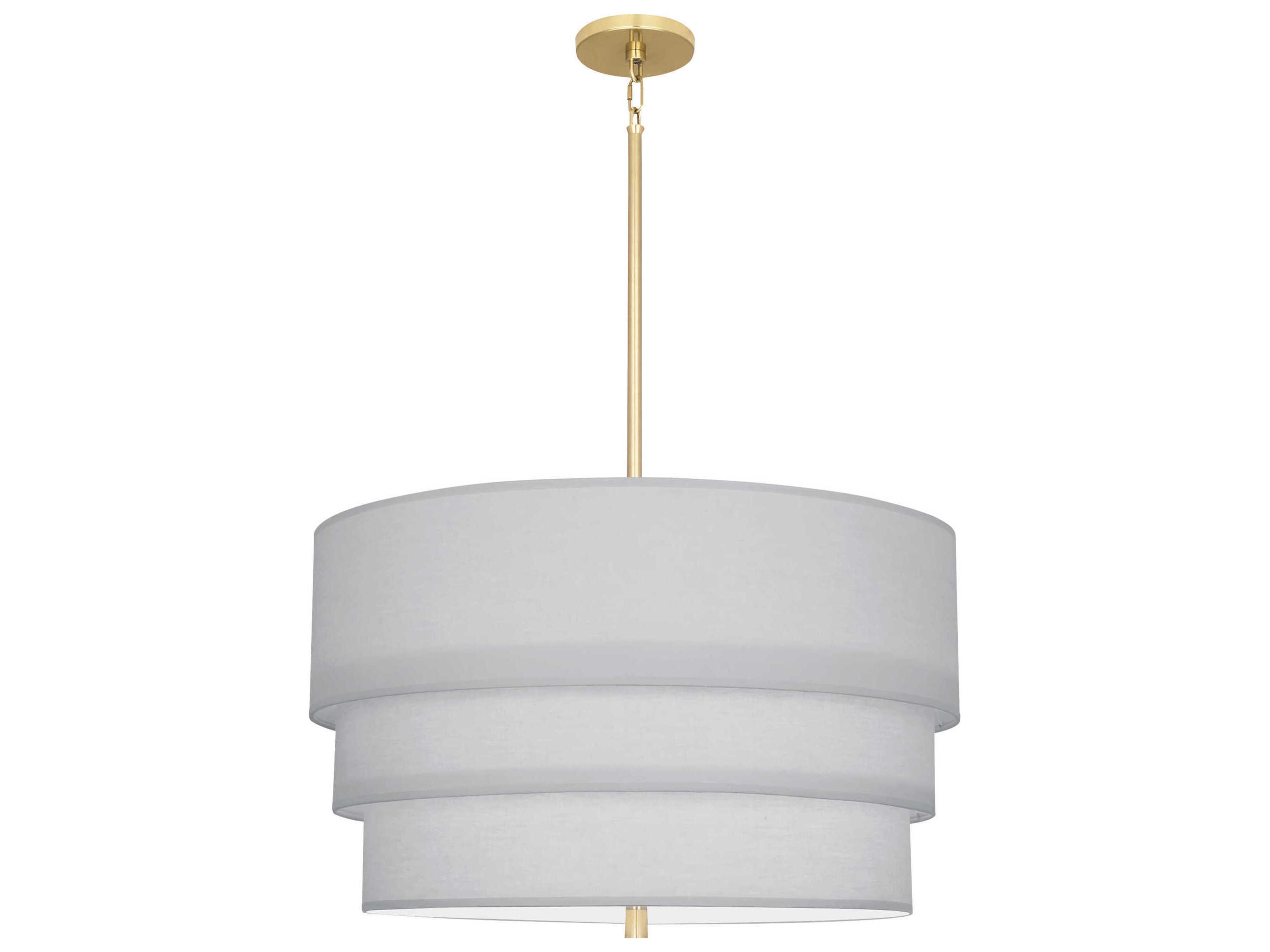 Robert Abbey Decker 3-Light Pearl Gray Pendant