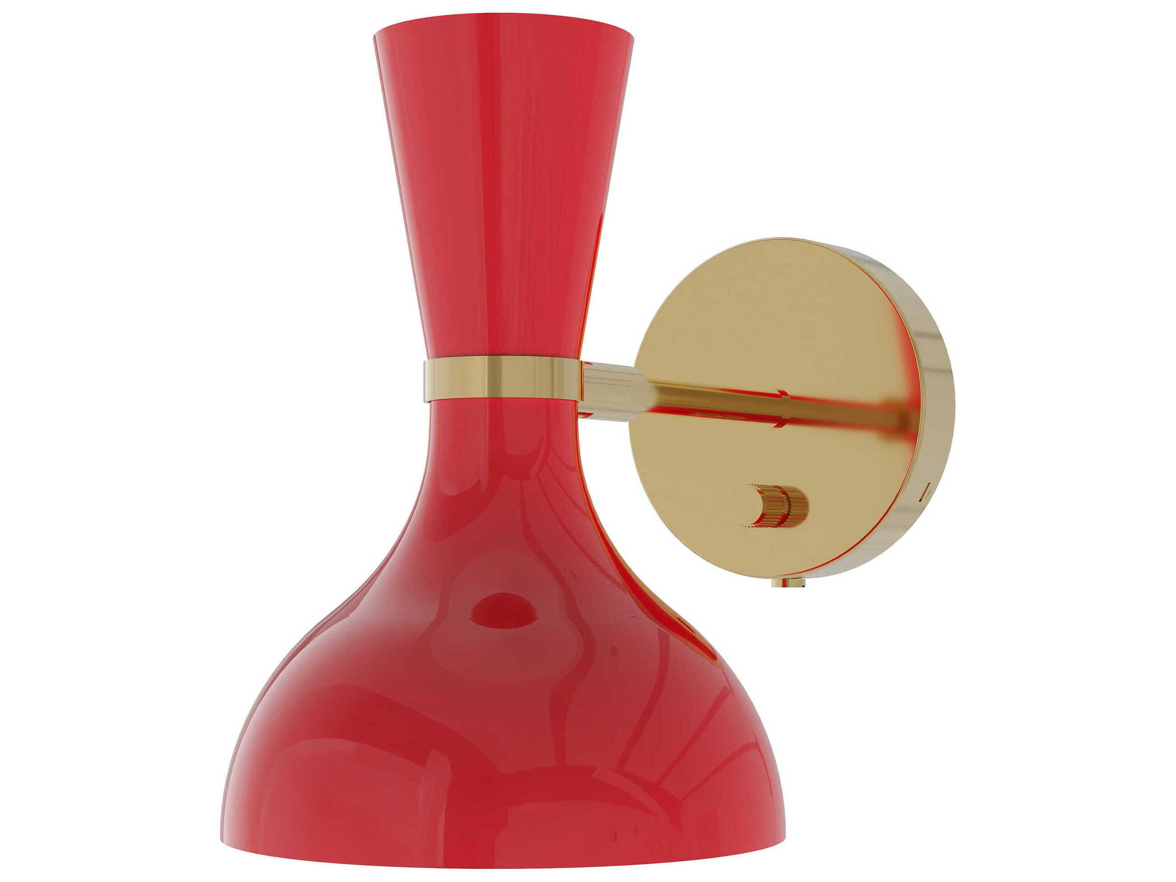 Robert Abbey Clare 1-Light Ruby Red Wall Sconce