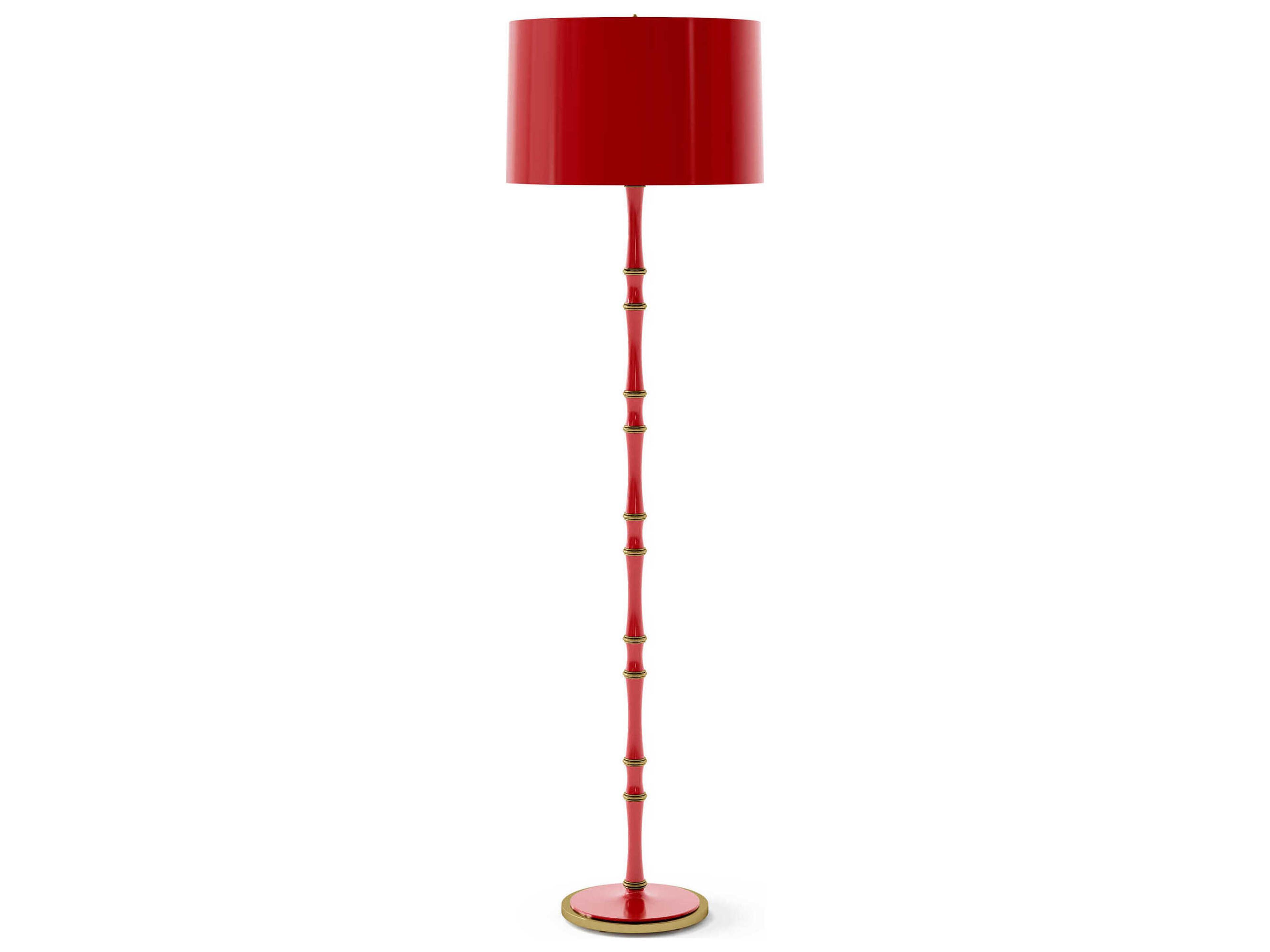 Robert Abbey Kane Ruby Red Floor Lamp