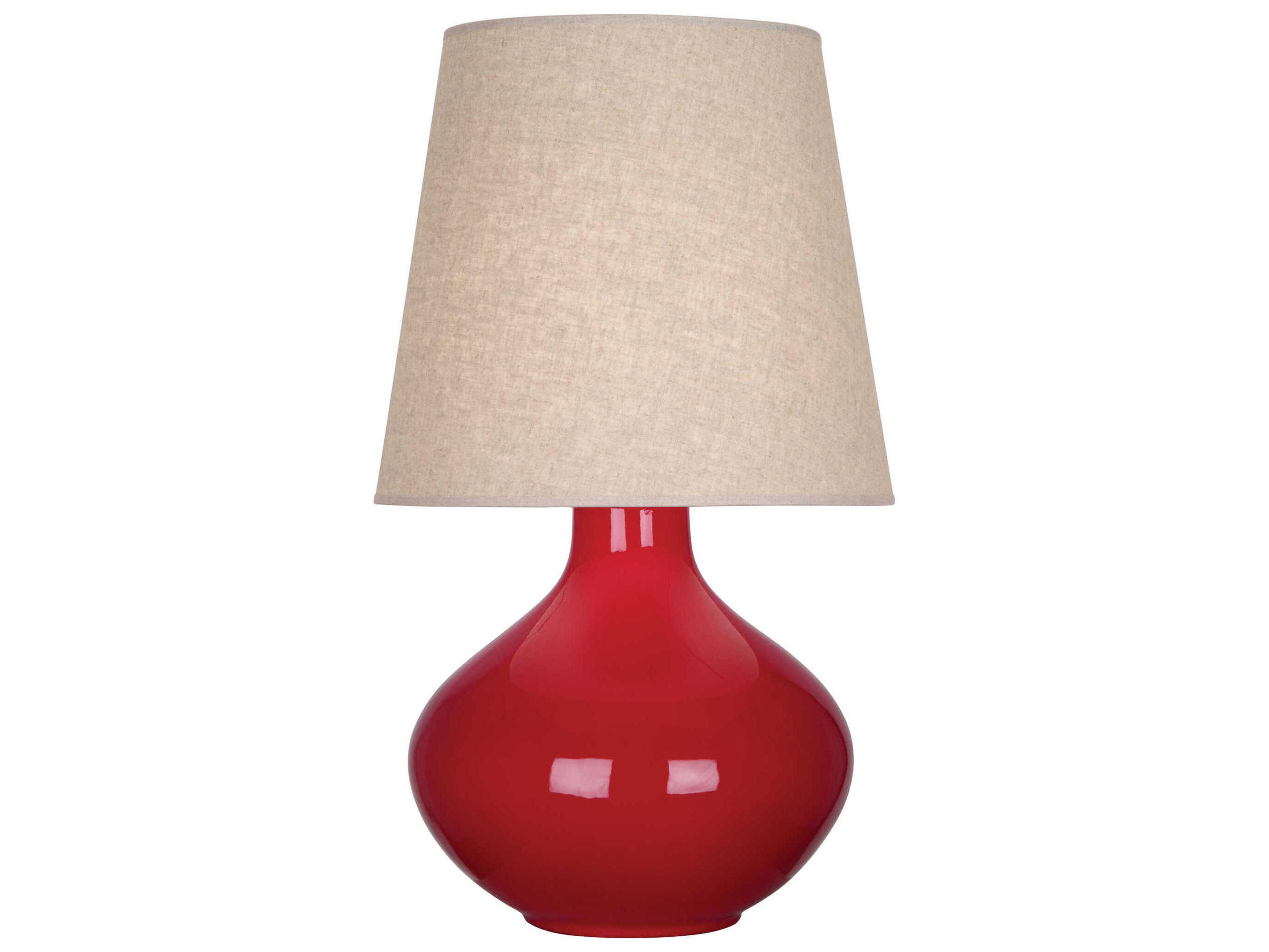 Robert Abbey June Red Buffet Lamp