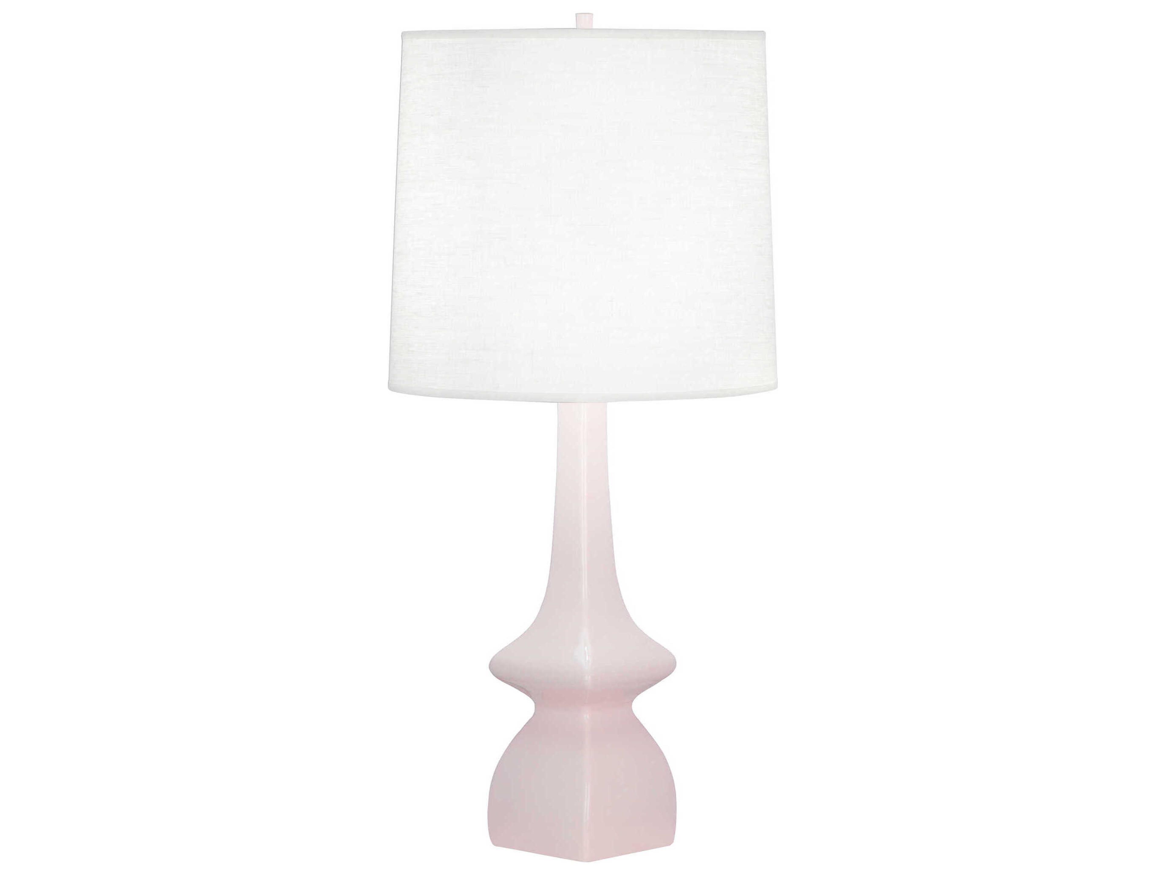 Robert Abbey Jasmine Rose Water Glazed Pink Buffet Lamp