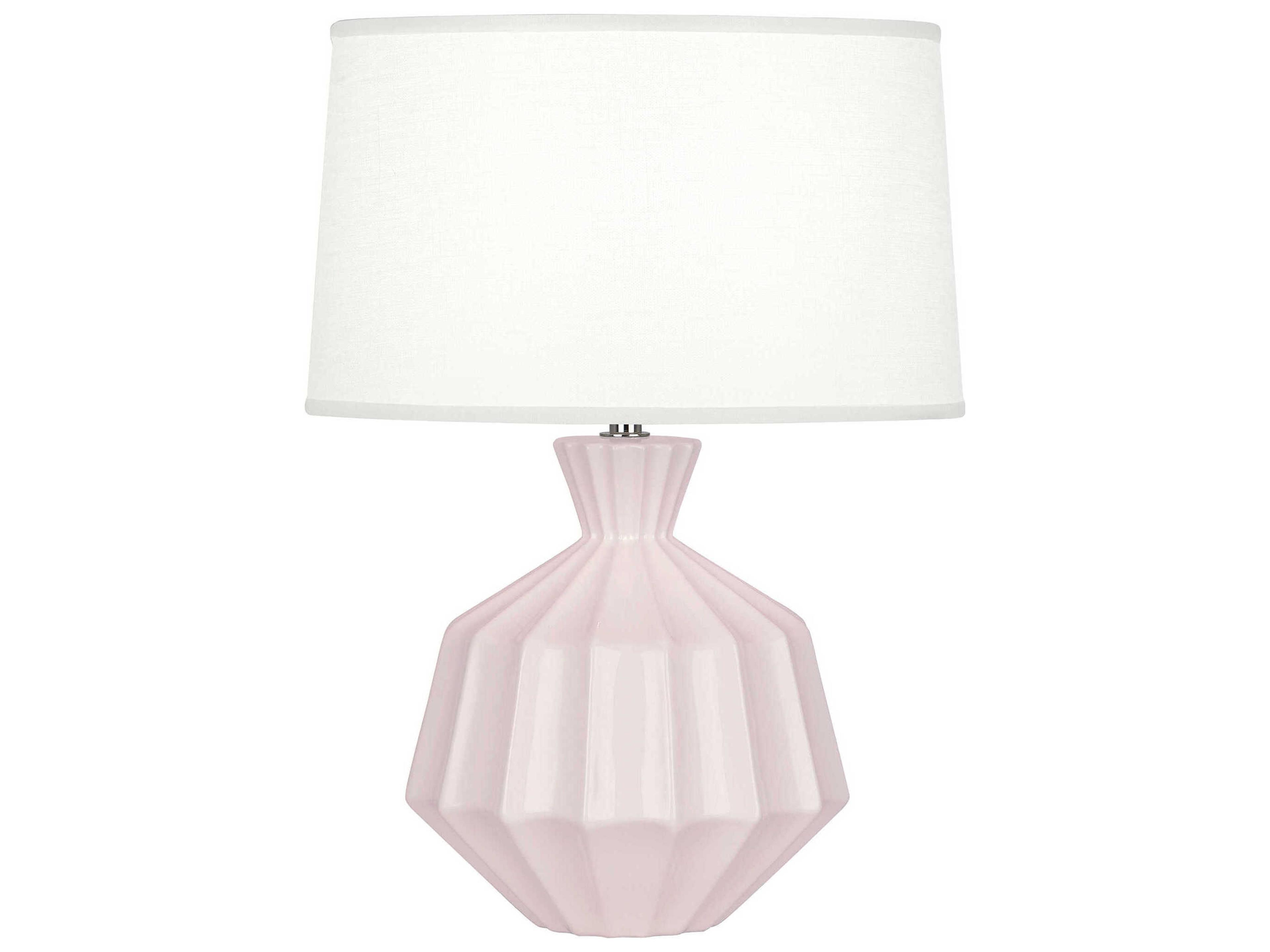 Robert Abbey Orion Rose Water Glazed Pink Buffet Lamp