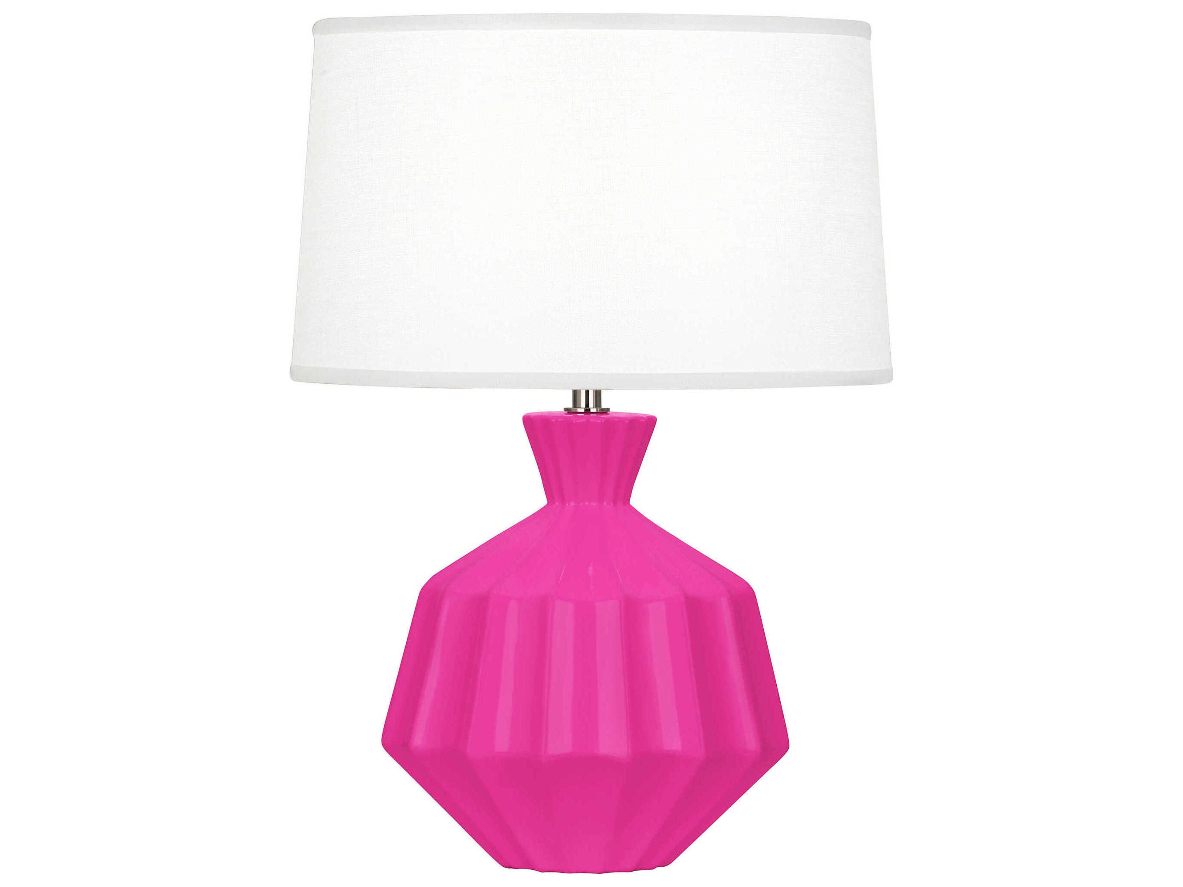 Robert Abbey Orion Razzle Rose Glazed Pink Table Lamp