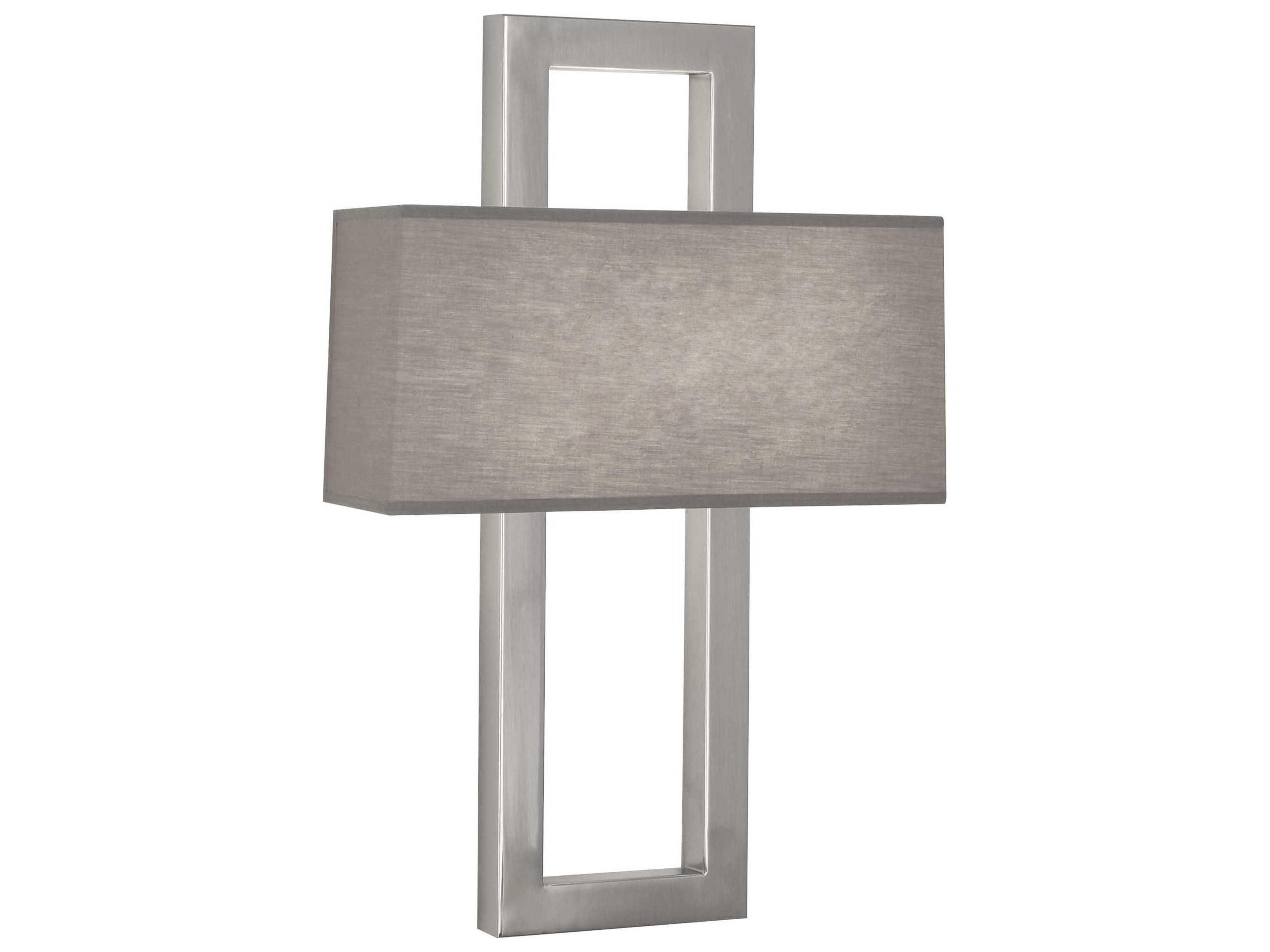 Robert Abbey Doughnut 2-Light Antique Silver Wall Sconce