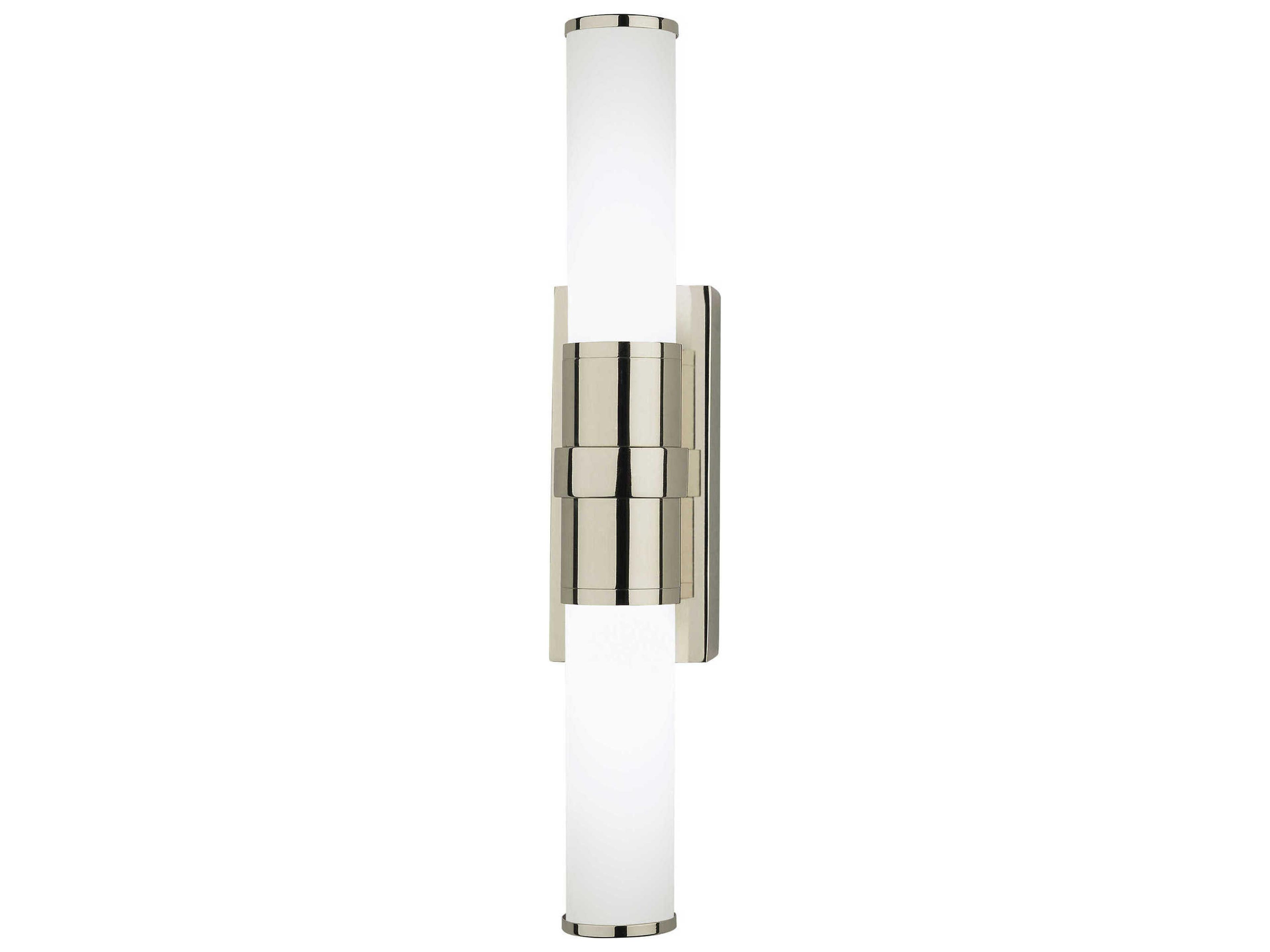Robert Abbey Roderick 2-Light Polished Nickel Wall Sconce