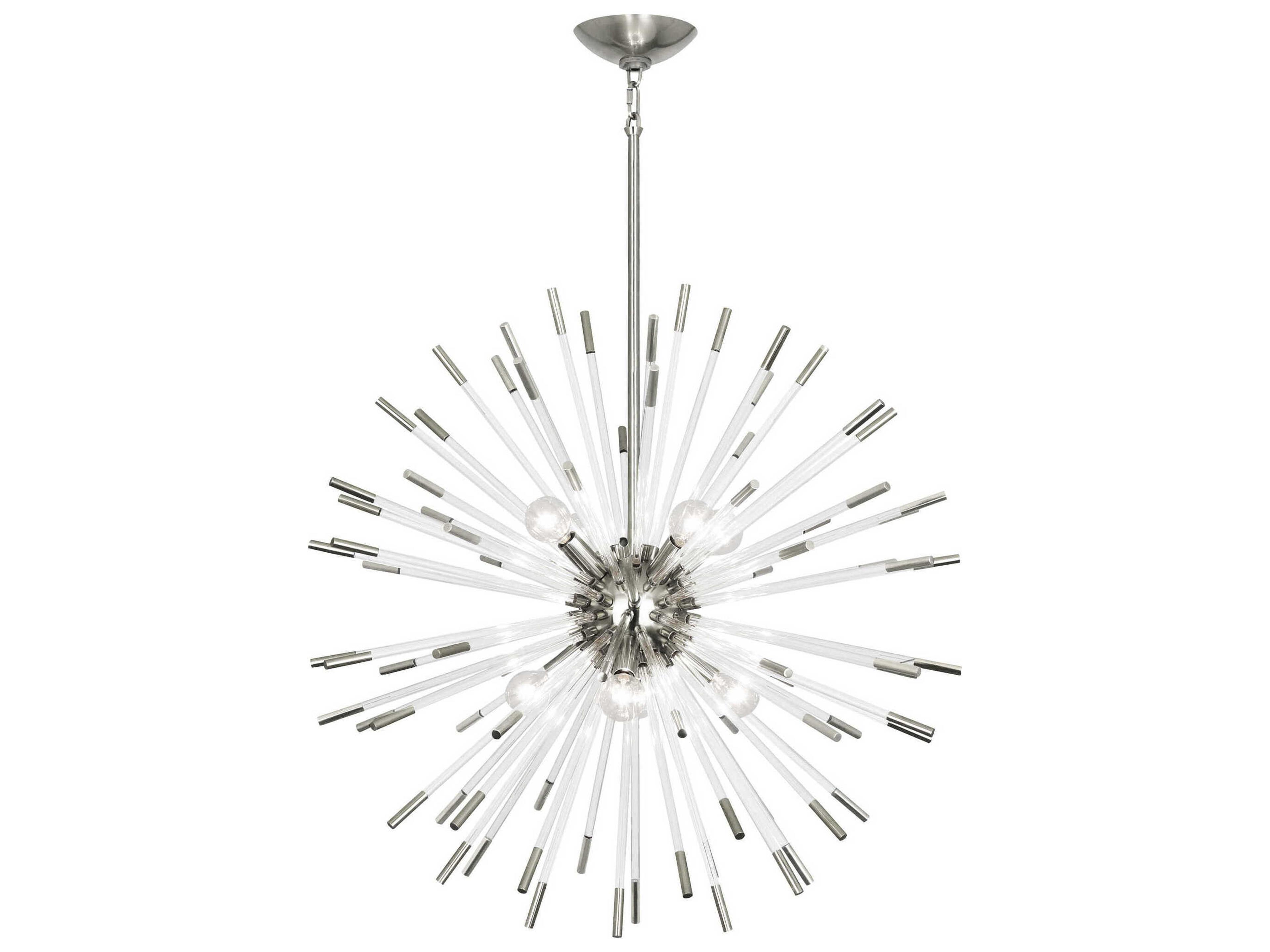 Robert Abbey Andromeda 8-Light Polished Nickel Sputnik Pendant