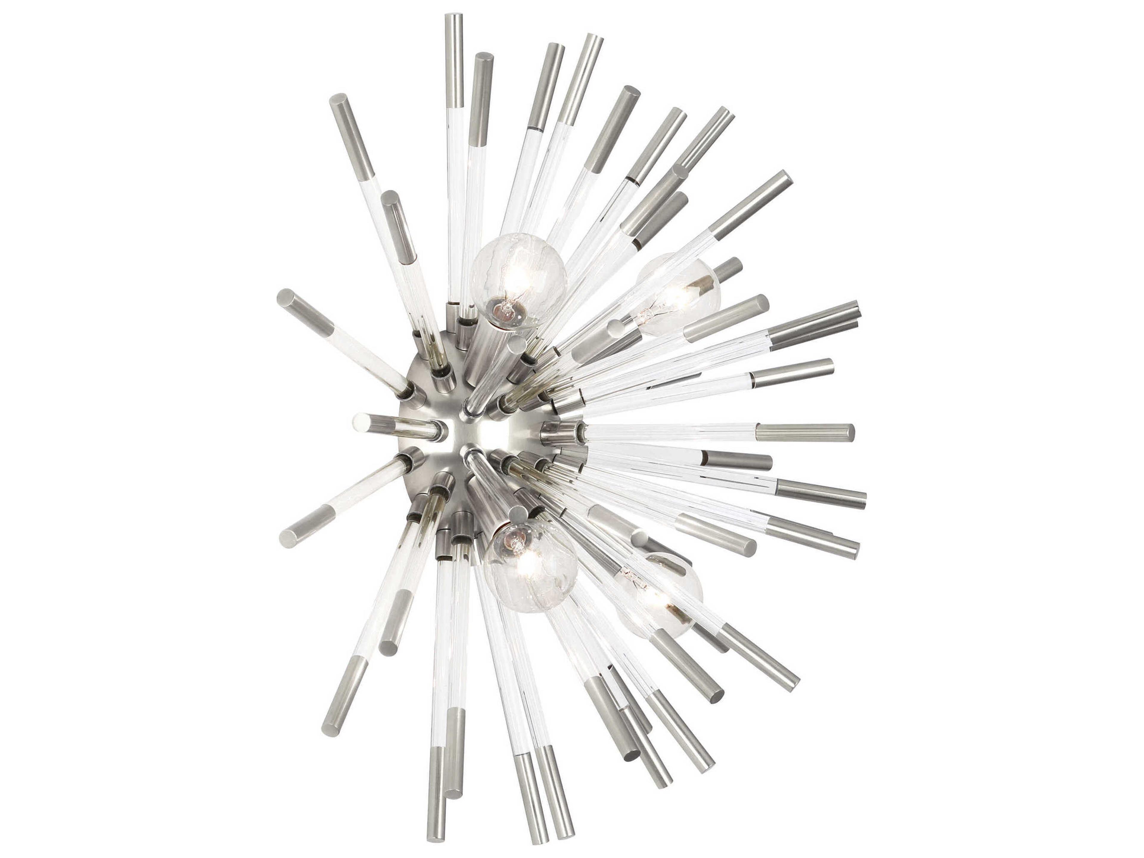 Robert Abbey Andromeda 4-Light Polished Nickel Wall Sconce