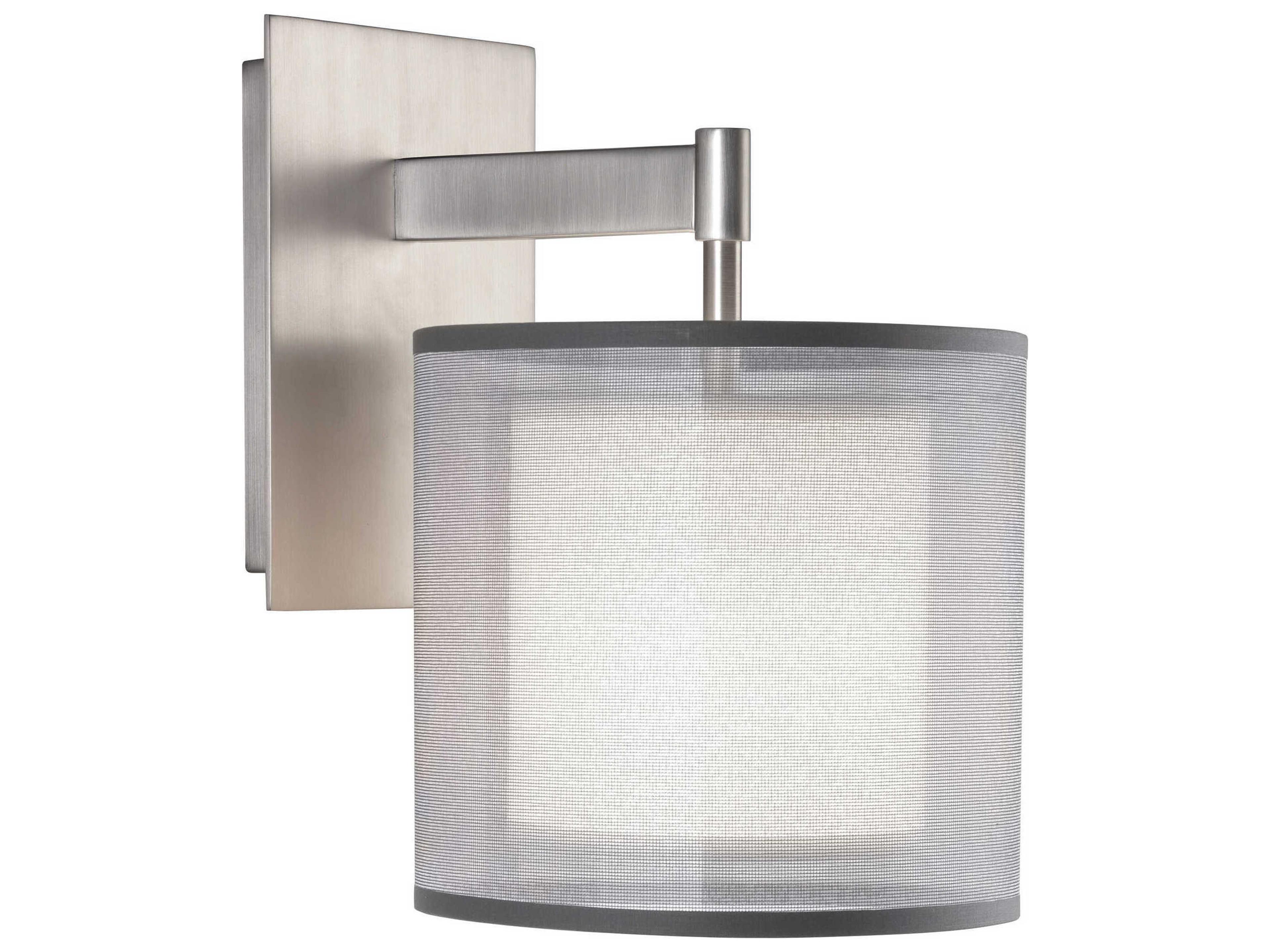 Robert Abbey Saturnia 1-Light Stainless Steel Wall Sconce