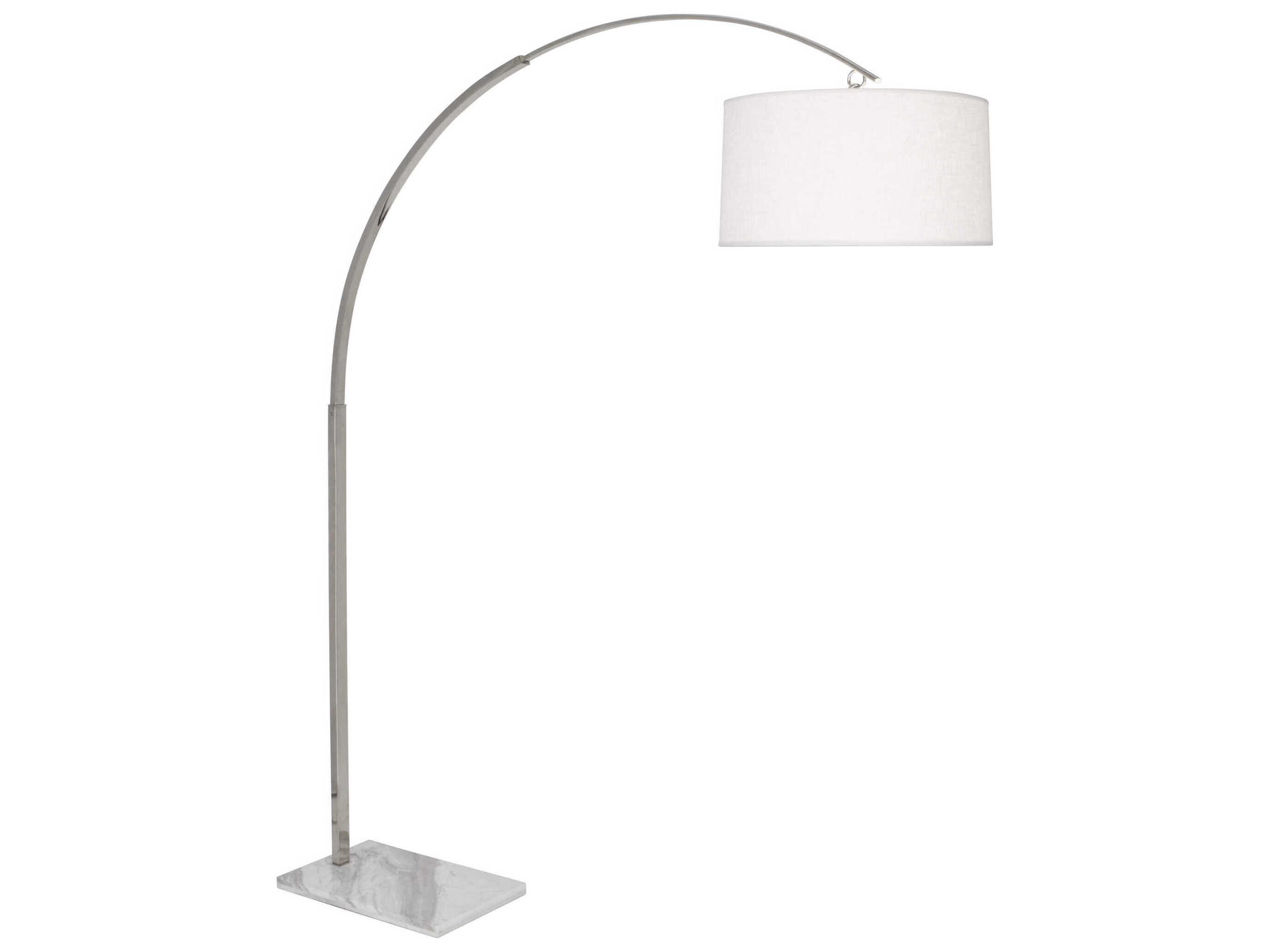 Robert Abbey Archer Polished Nickel Floor Lamp