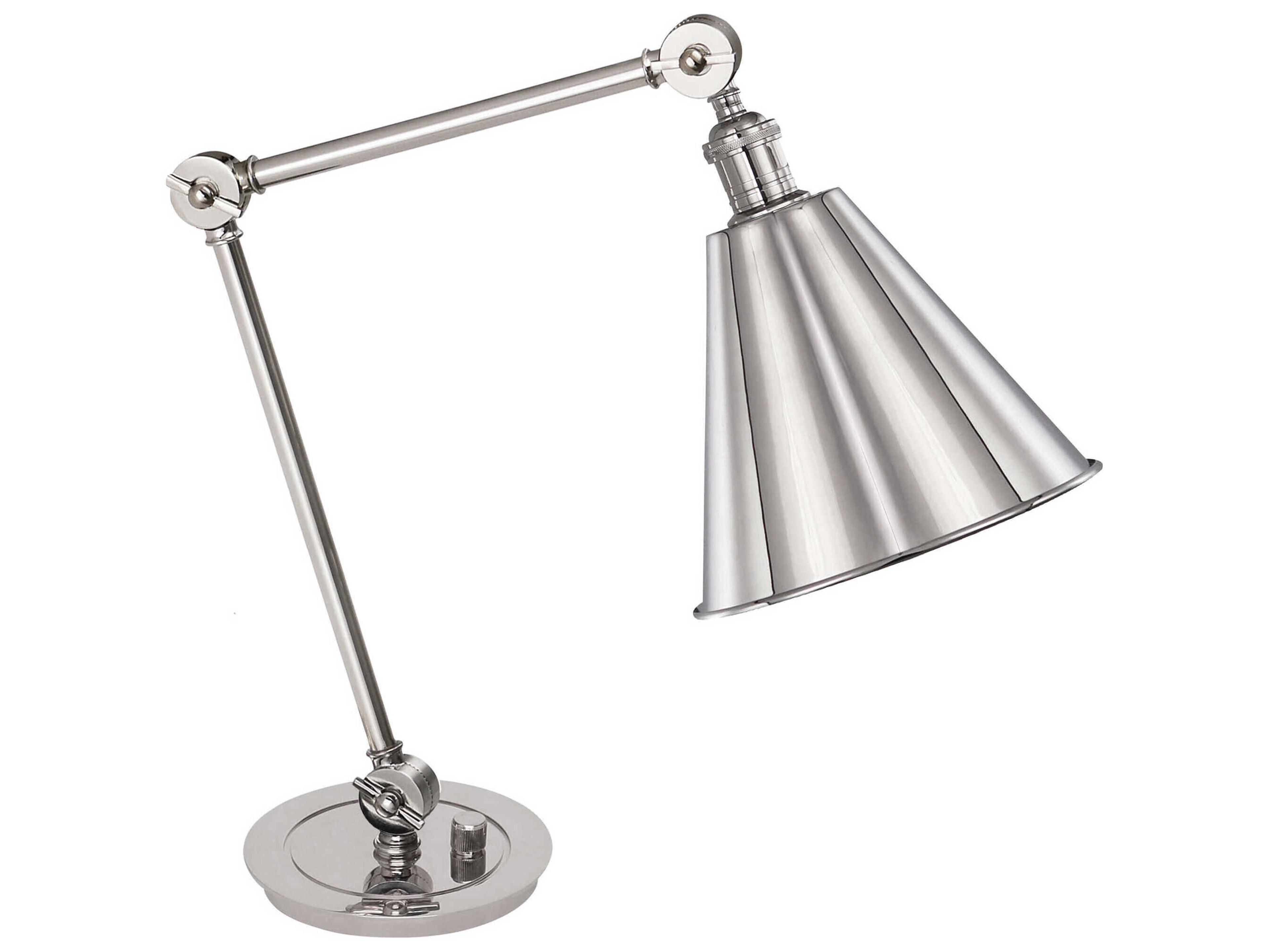 Robert Abbey Alloy Polished Nickel Desk Lamp