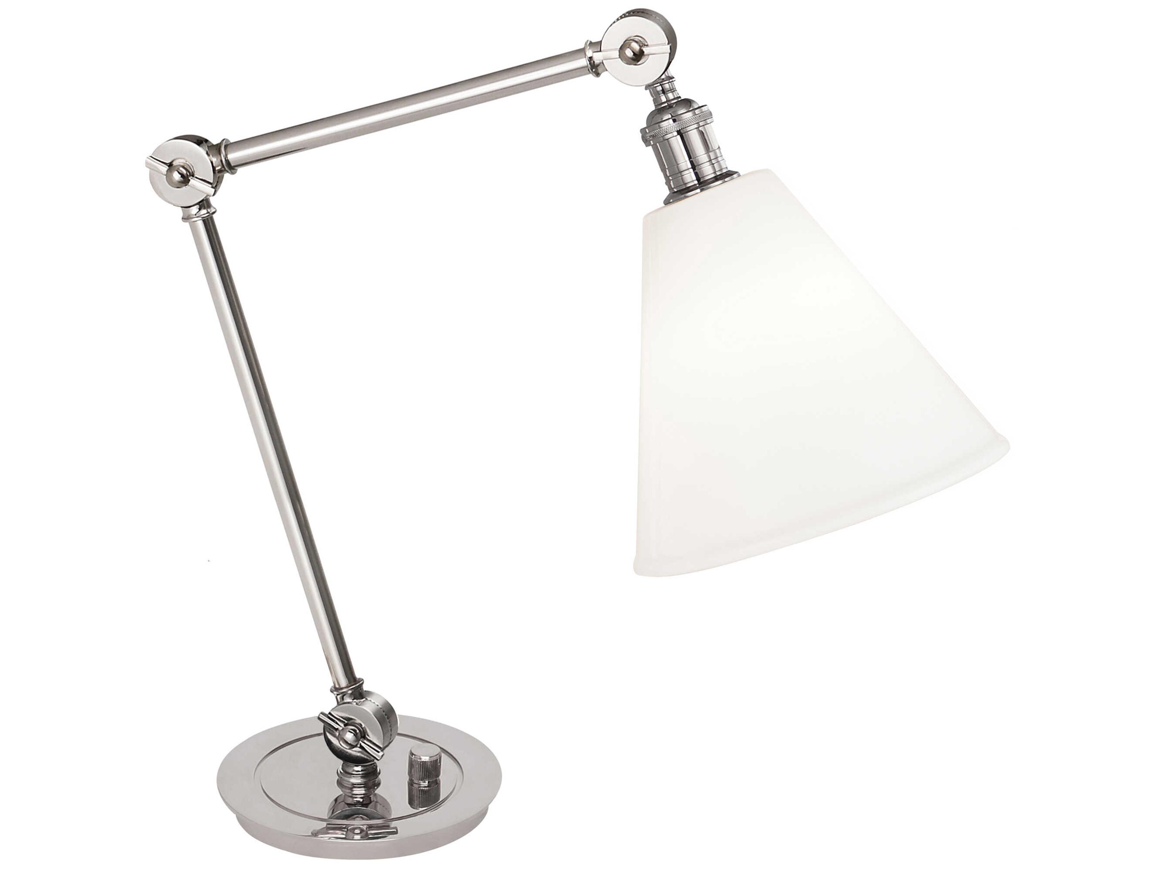 Robert Abbey Alloy Polished Nickel Desk Lamp