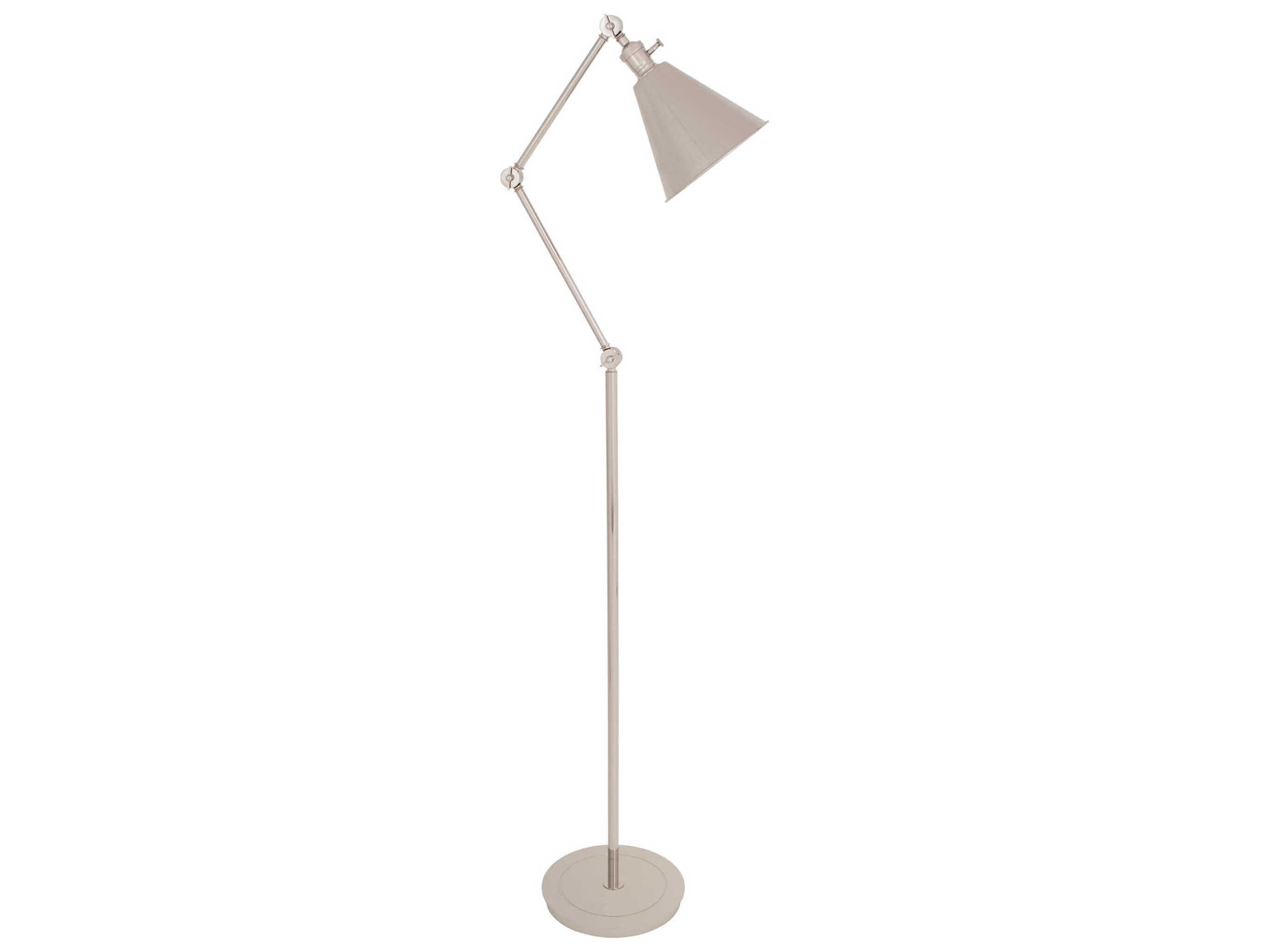 Robert Abbey Alloy Polished Nickel Floor Lamp