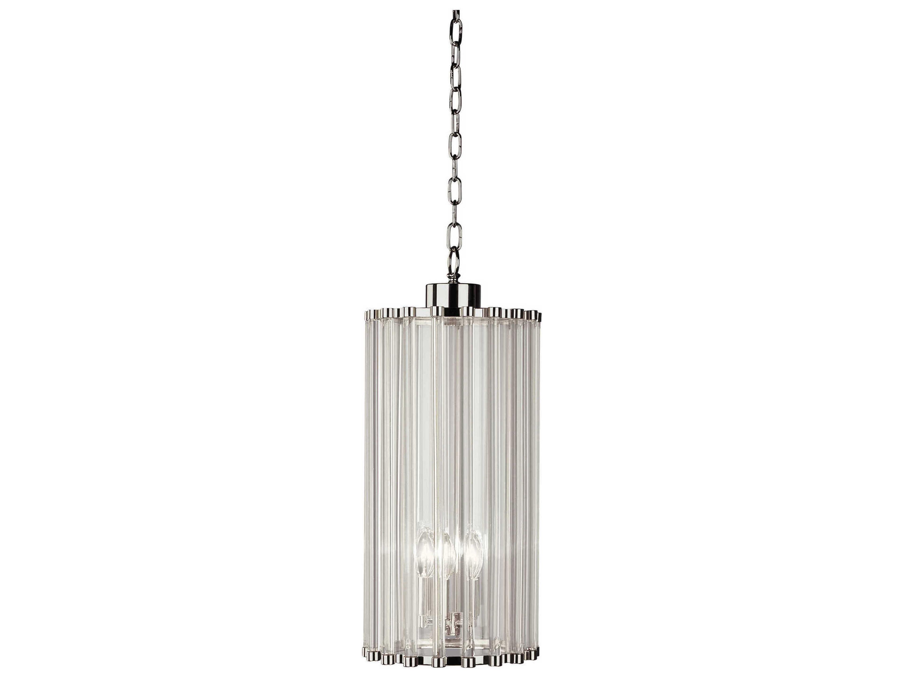 Robert Abbey Cole 5-Light Polished Nickel Cylinder Mini Pendant