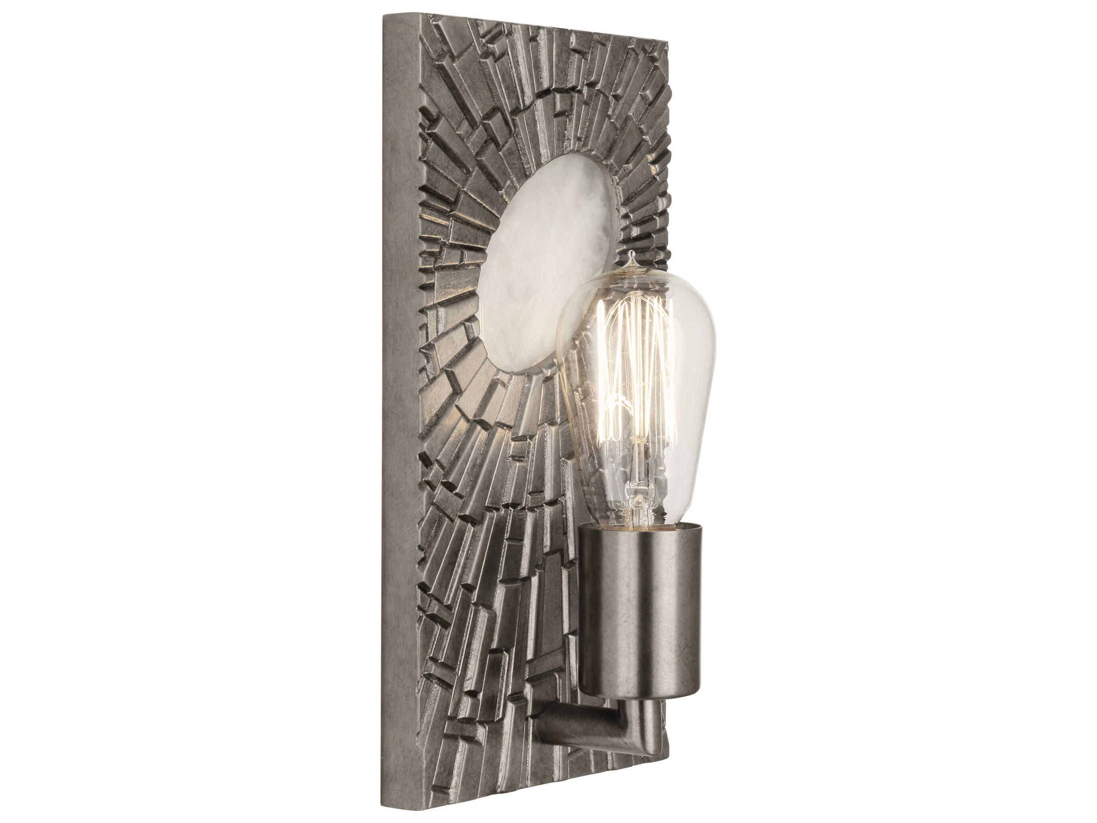 Robert Abbey Goliath 1-Light Nickel Wall Sconce
