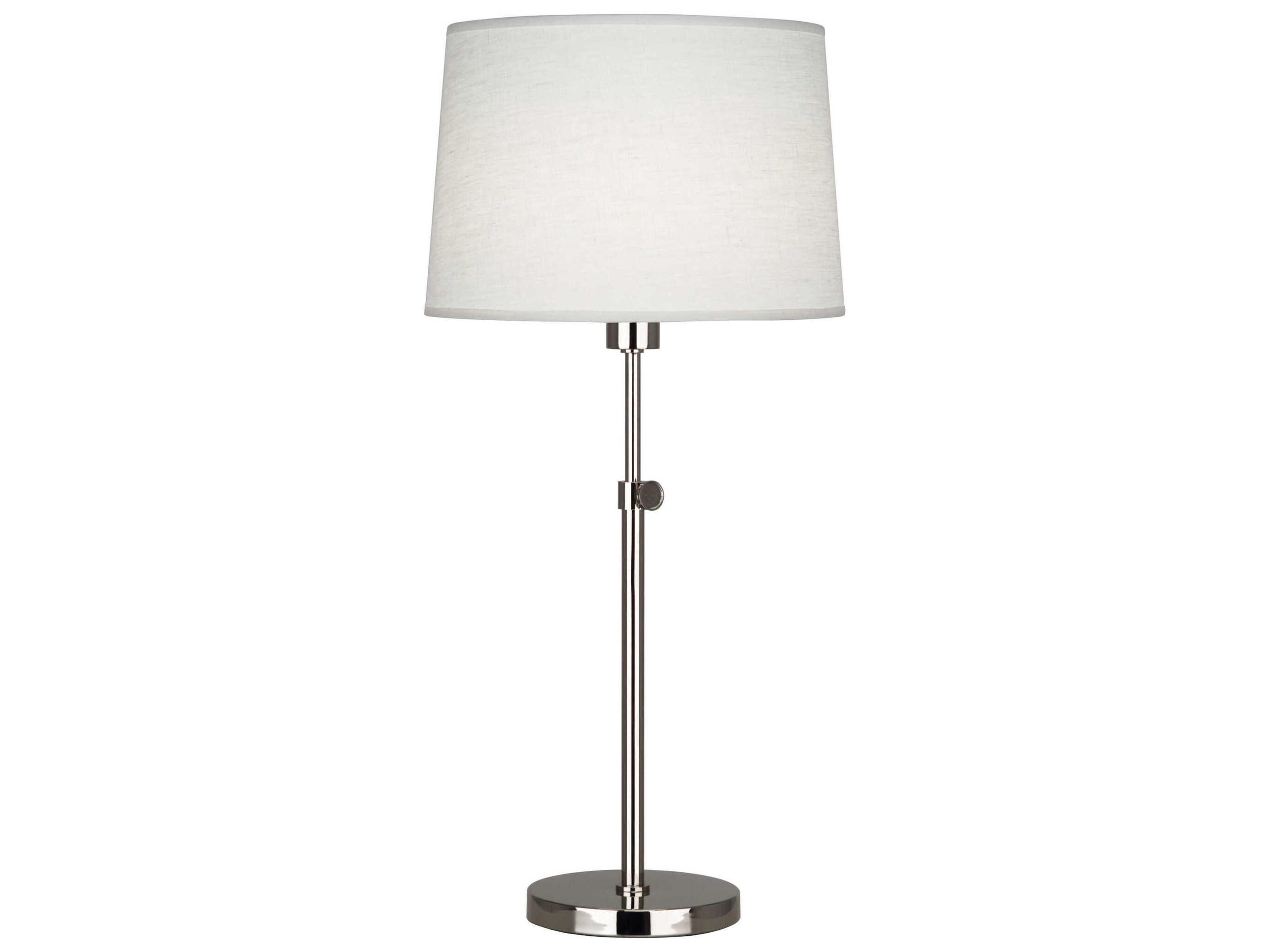Robert Abbey Koleman Polished Nickel Buffet Lamp
