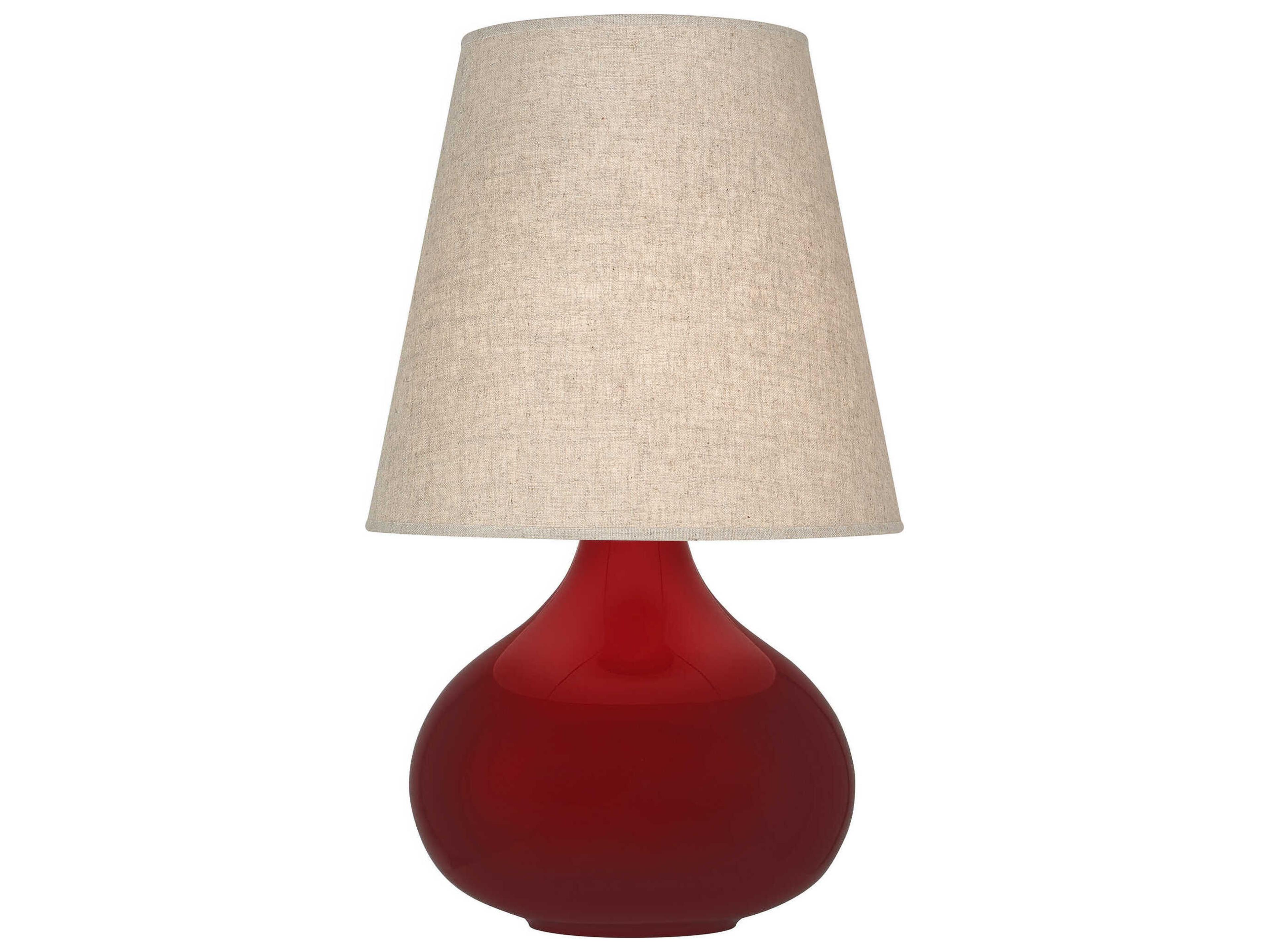 Robert Abbey June Red Table Lamp