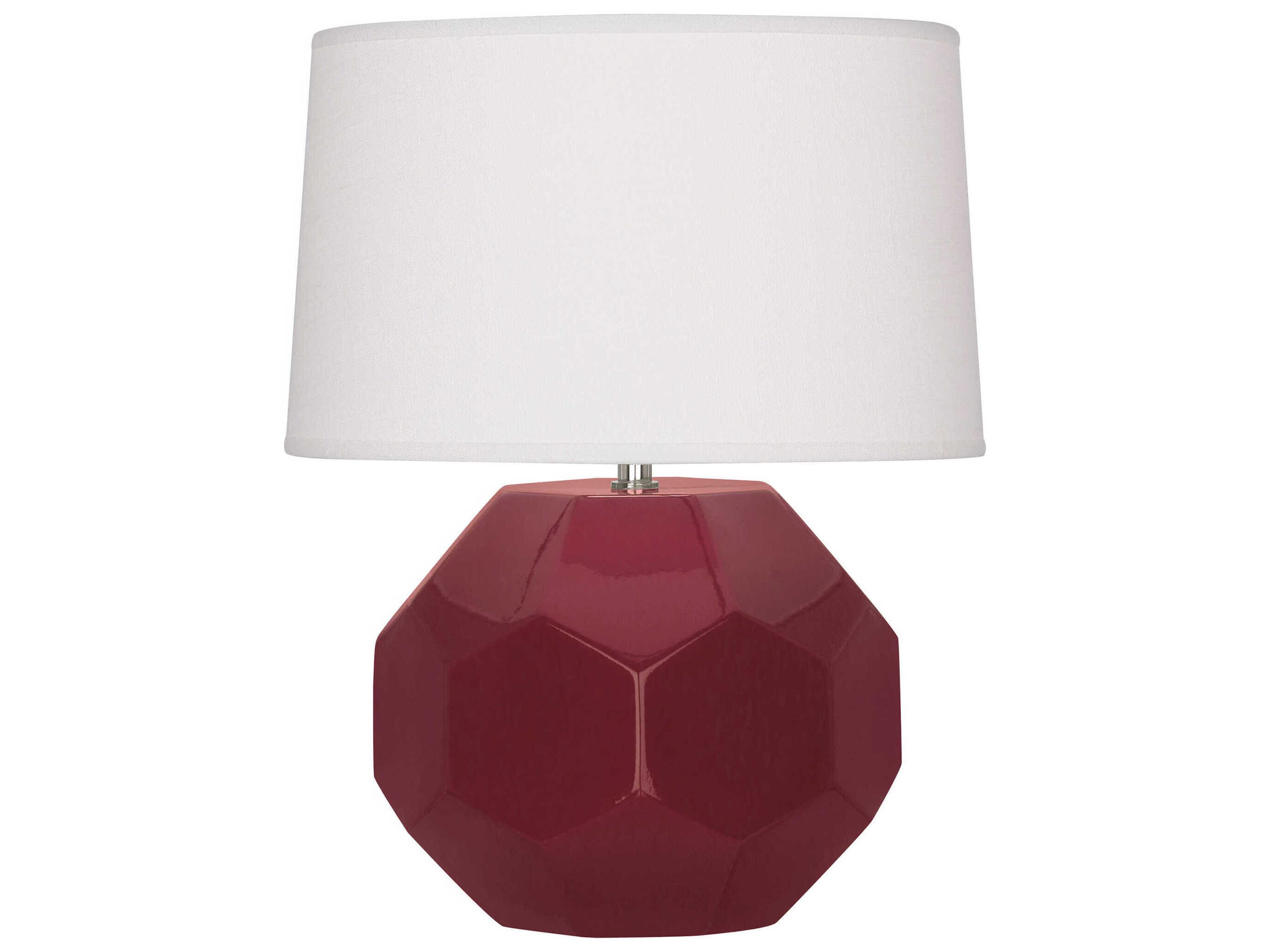 Robert Abbey Franklin Sugar Plum Glazed Purple Table Lamp