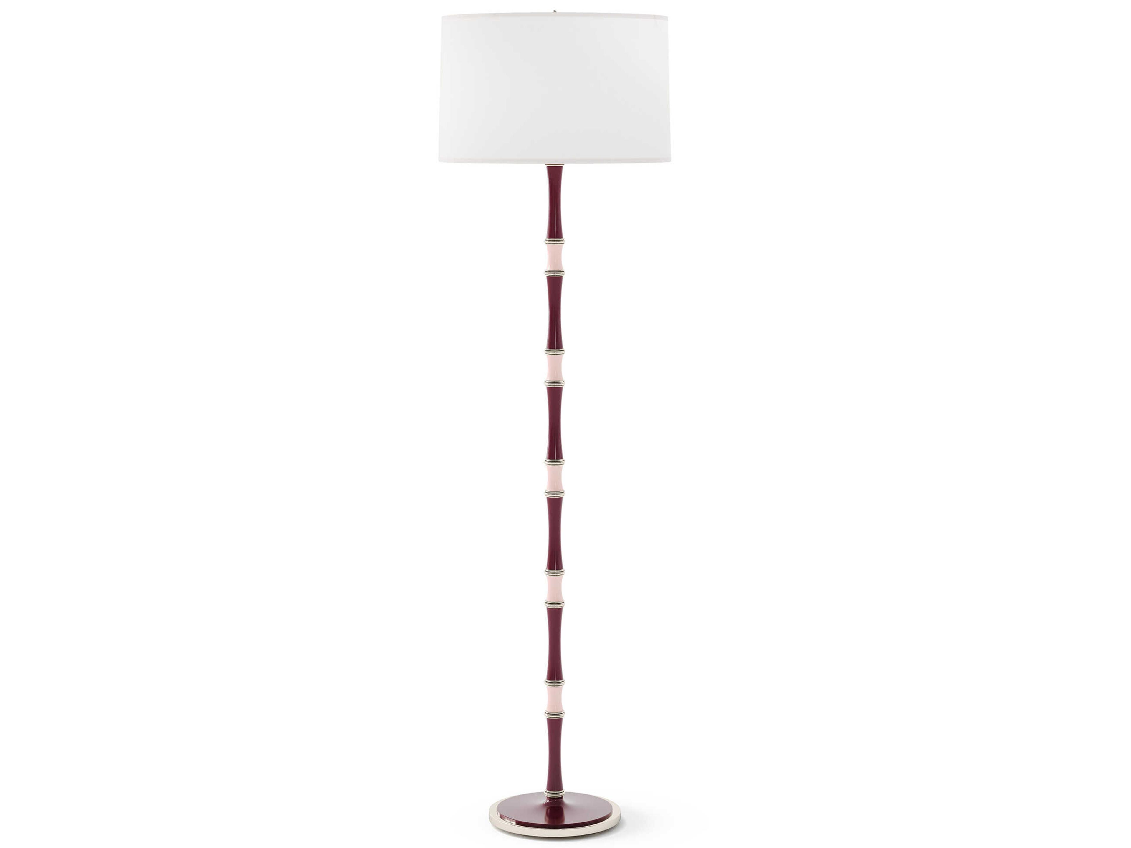 Robert Abbey Kane Sugar Plum Rose Water Purple Floor Lamp