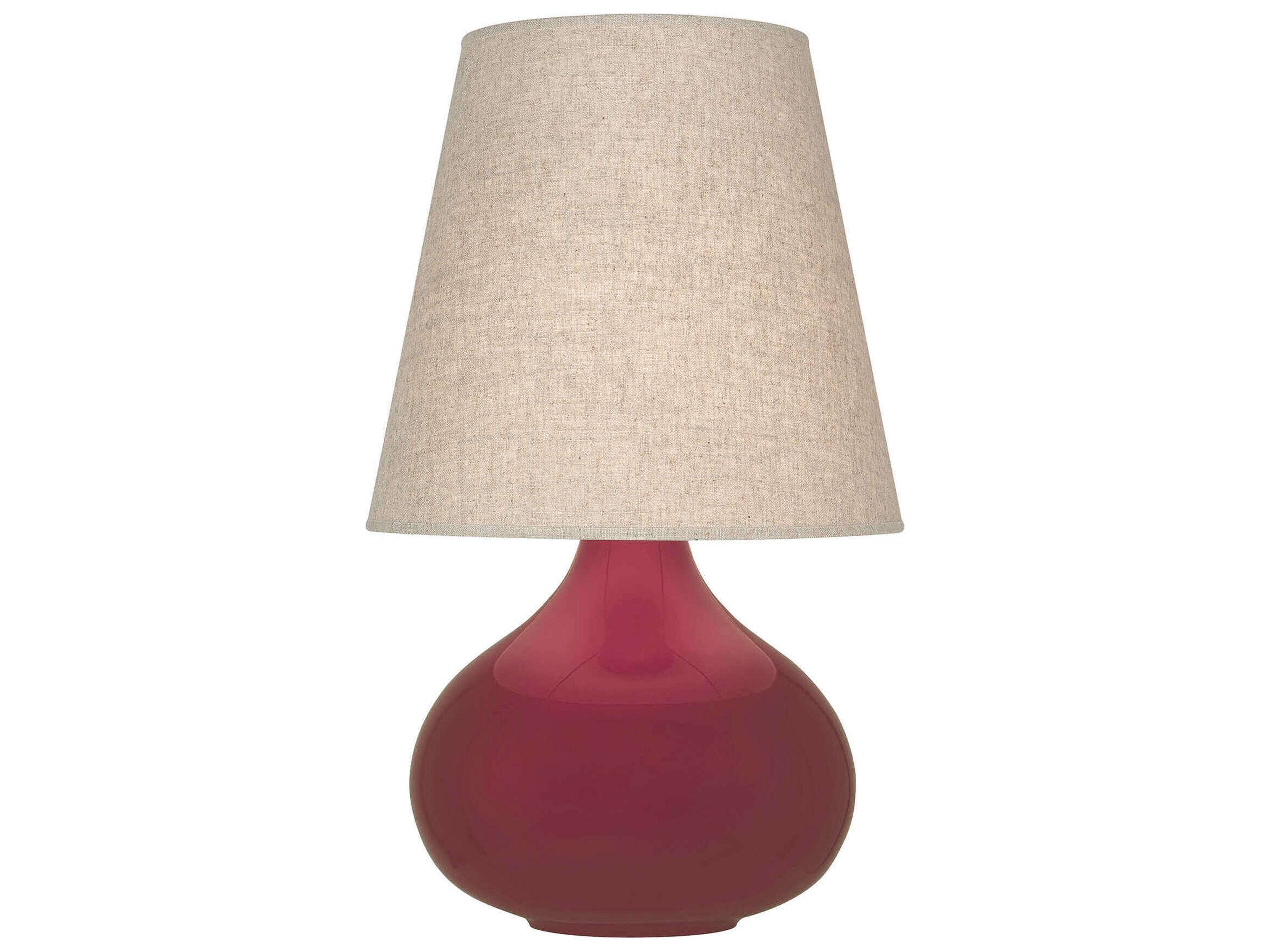 Robert Abbey June Sugar Plum Glazed Purple Table Lamp