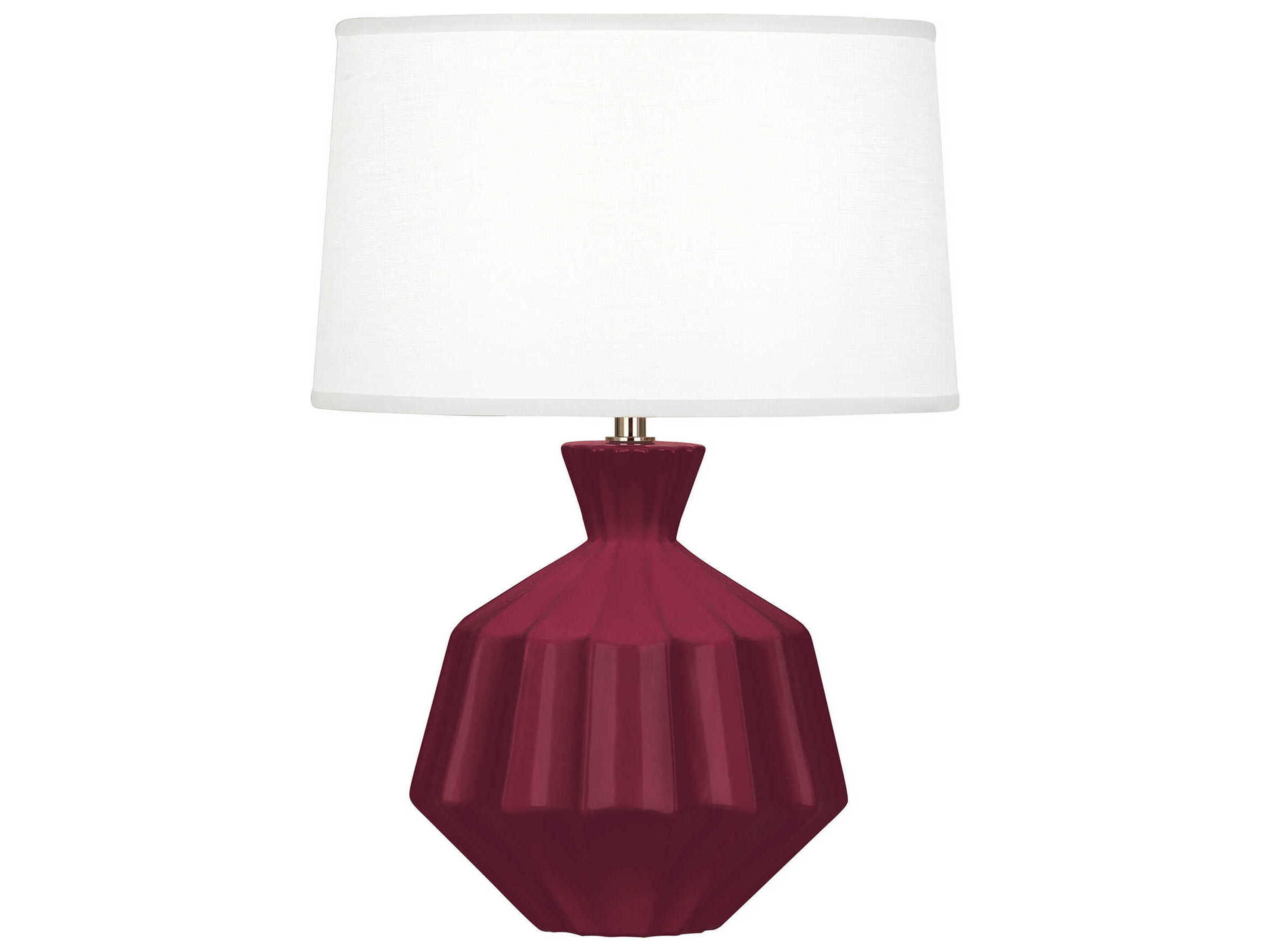 Robert Abbey Orion Sugar Plum Glazed Purple Table Lamp