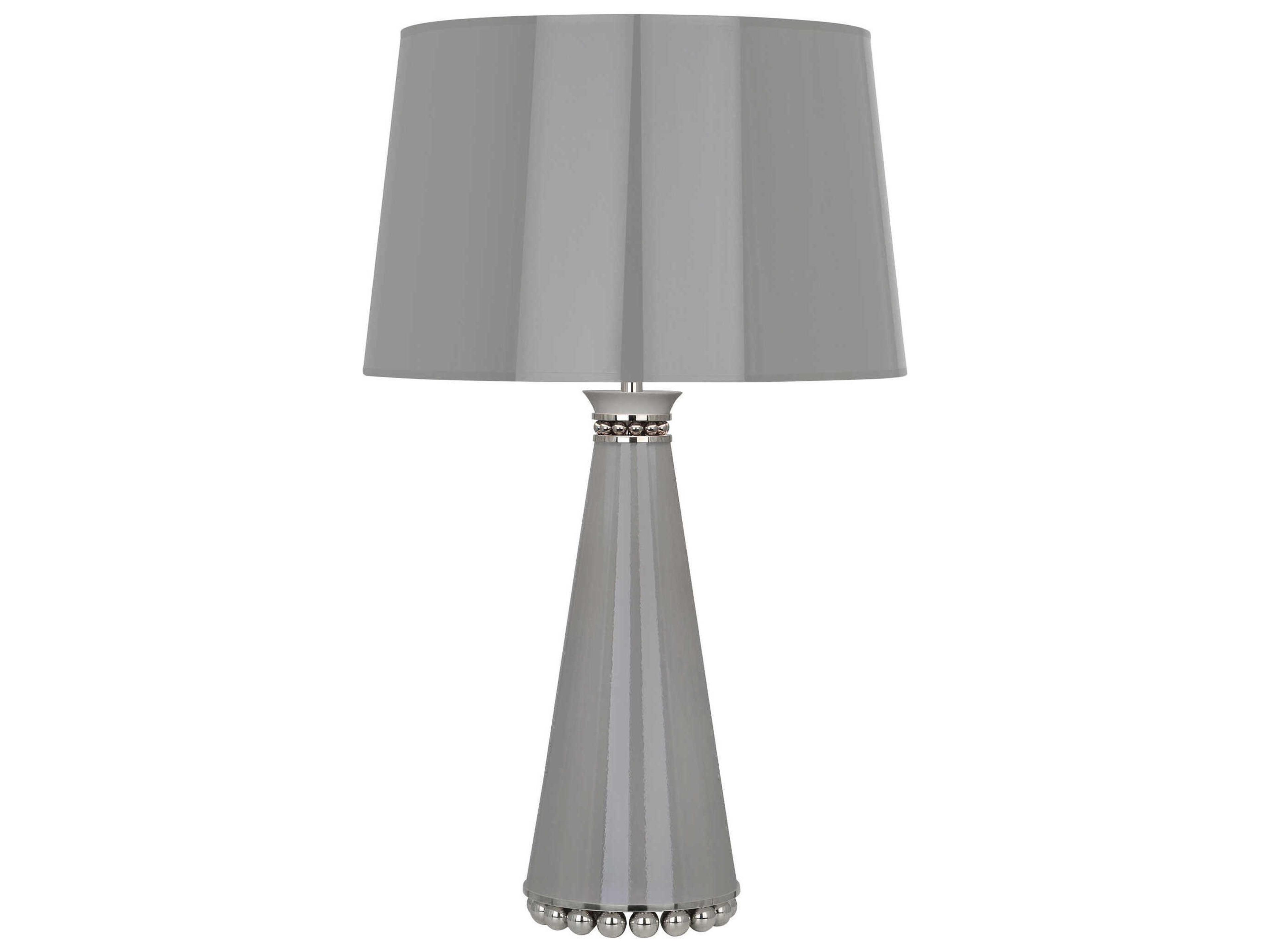 Robert Abbey Pearl Gray Buffet Lamp