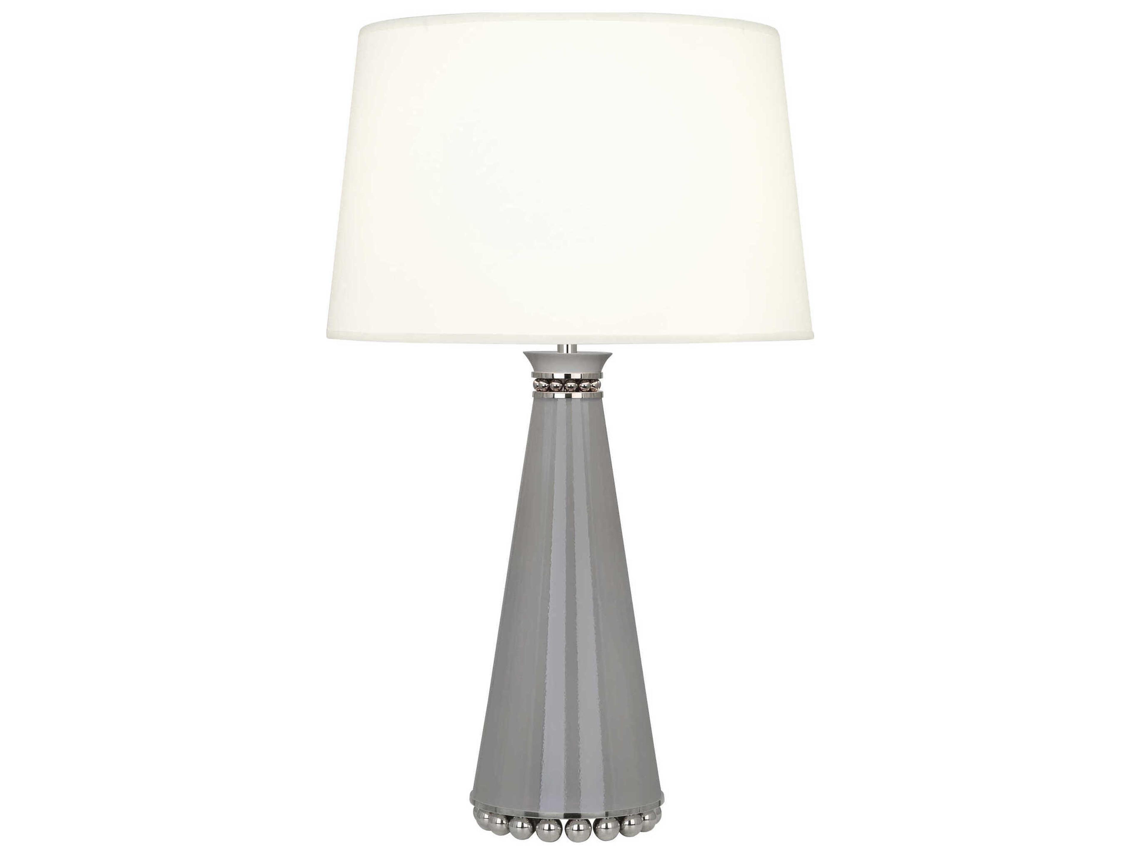 Robert Abbey Pearl Gray Buffet Lamp