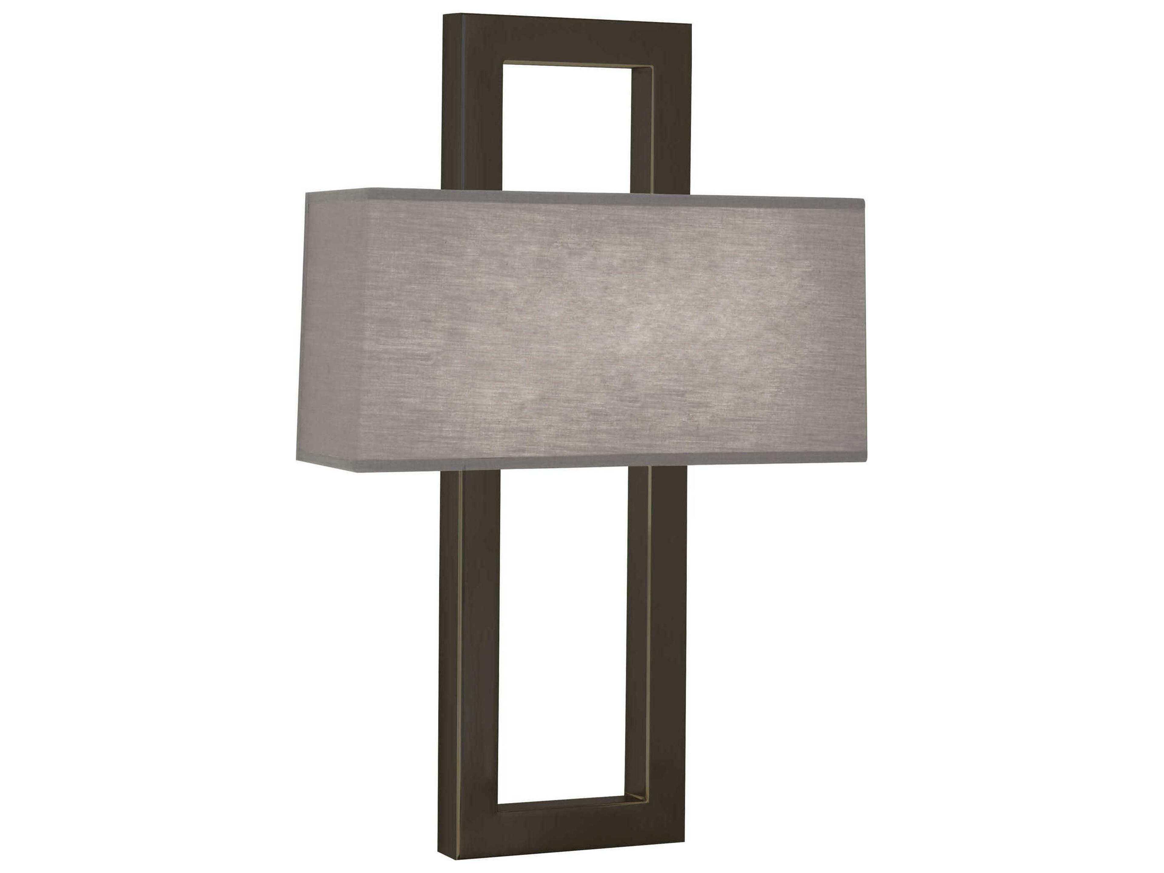 Robert Abbey Doughnut 2-Light Deep Patina Bronze Wall Sconce