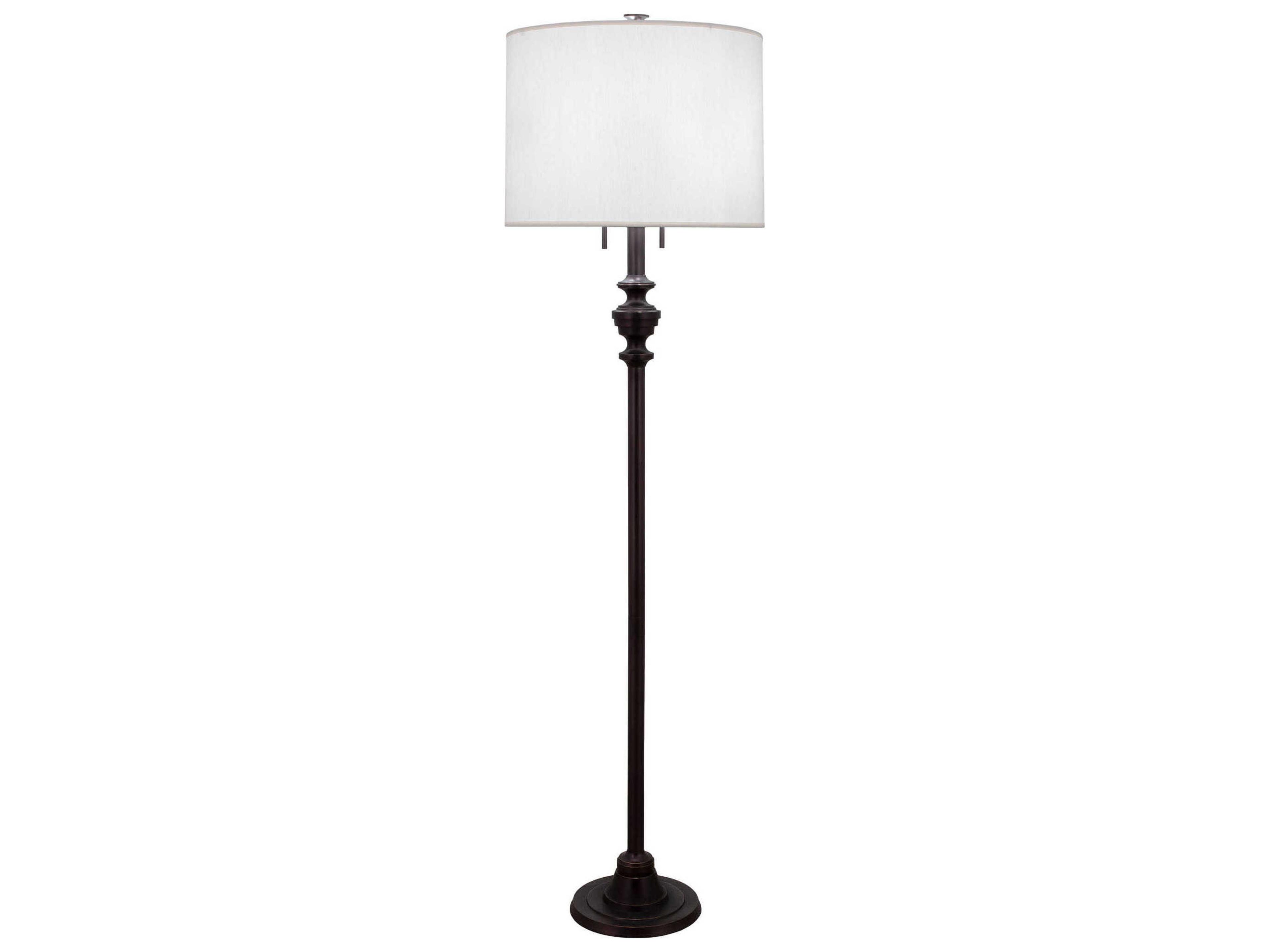 Robert Abbey Arthur Deep Patina Bronze Floor Lamp