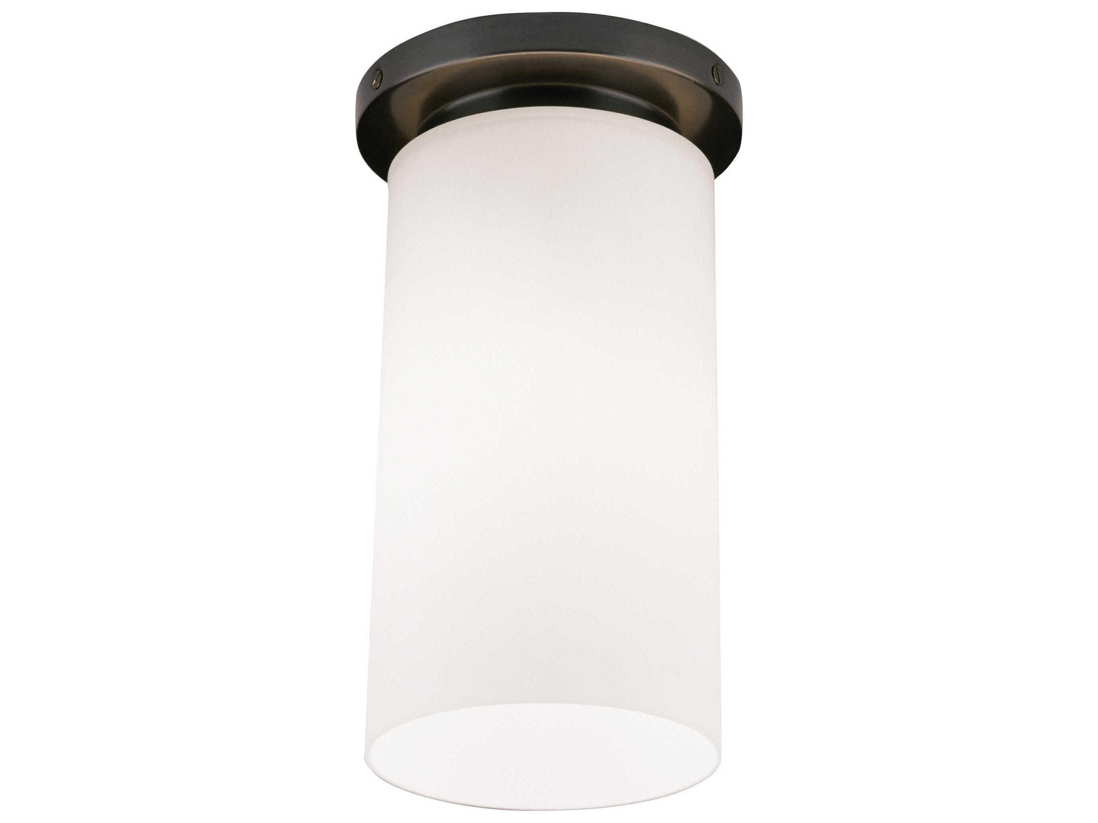 Robert Abbey Rico Espinet Nina 1-Light Deep Patina Bronze Cylinder Flush Mount