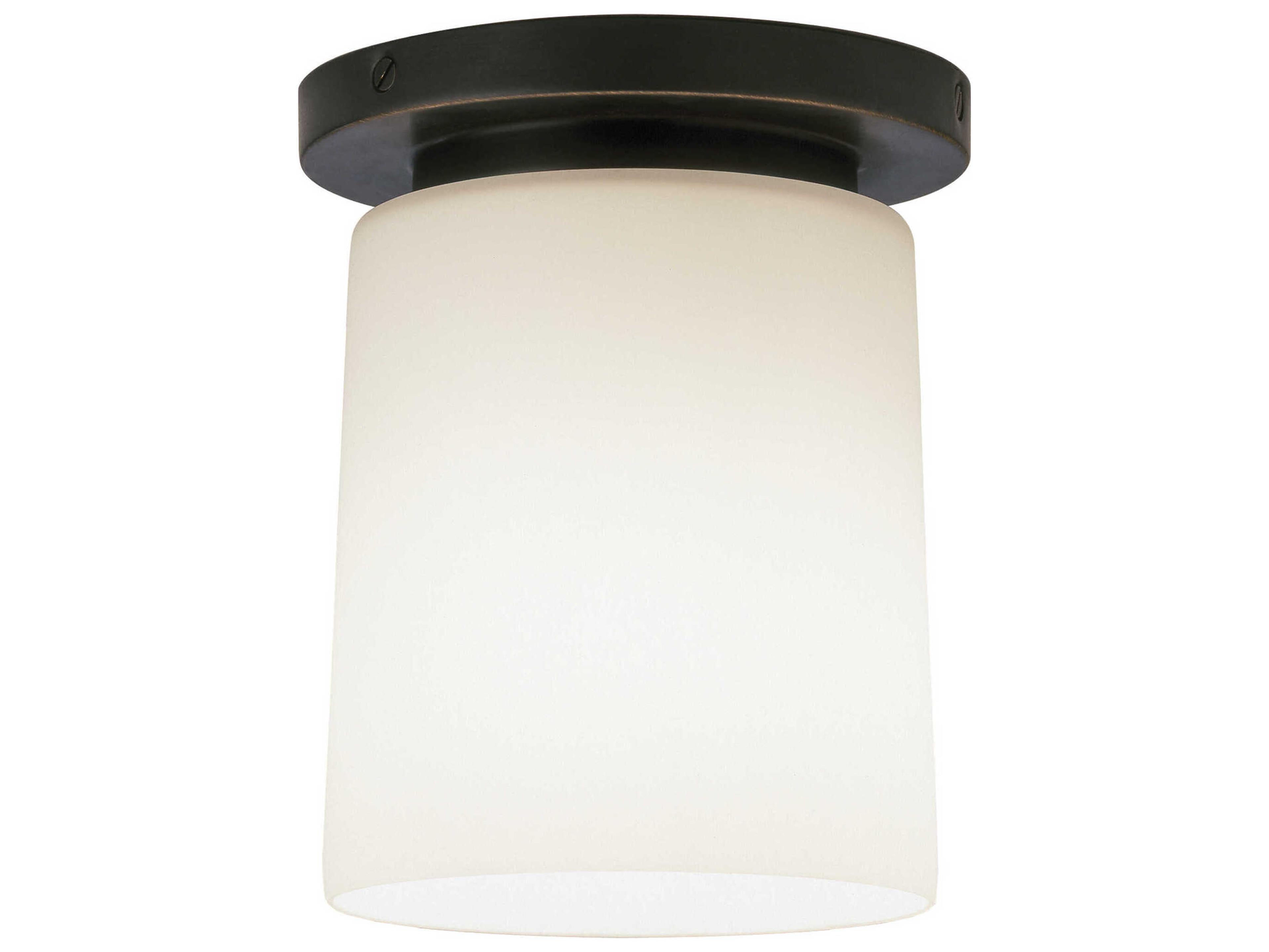 Robert Abbey Rico Espinet Nina 1-Light Deep Patina Bronze Cylinder Flush Mount