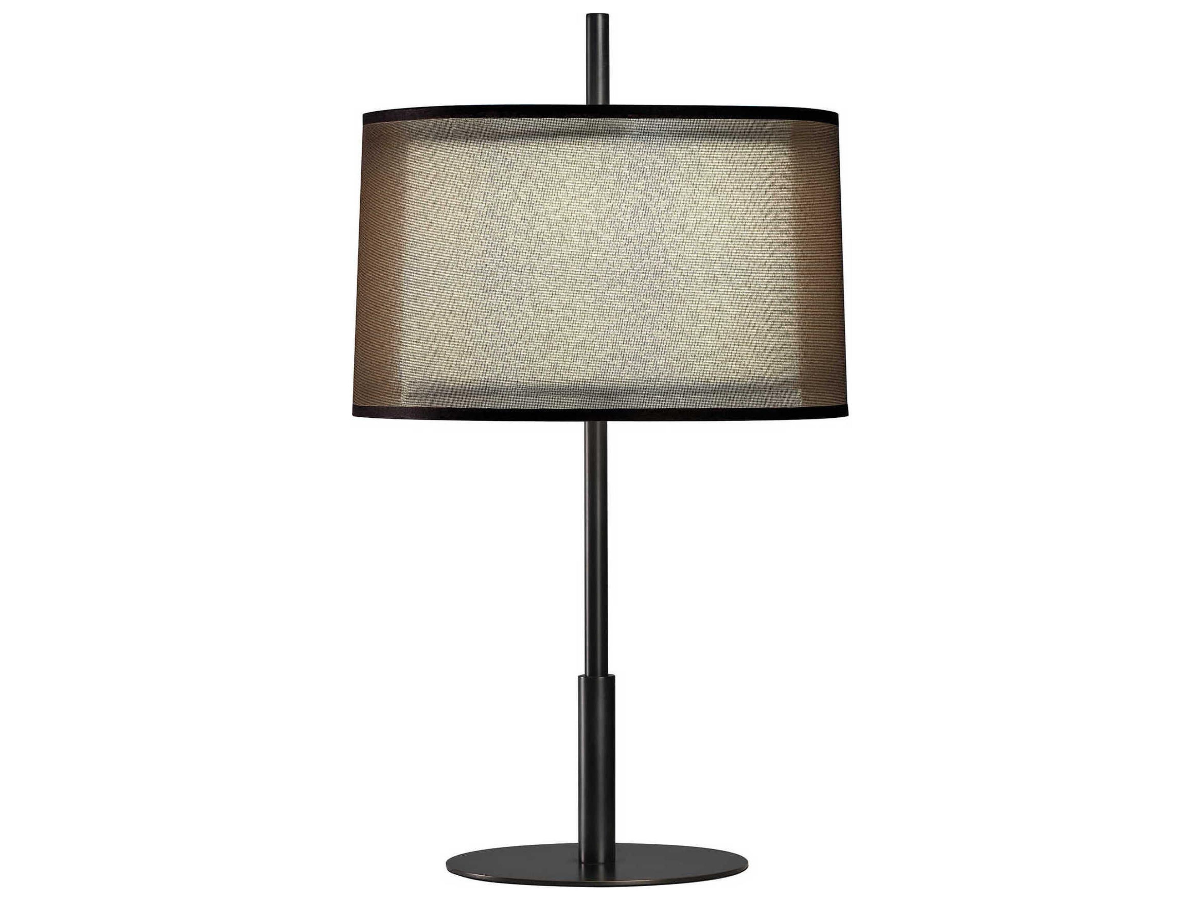 Robert Abbey Saturnia Deep Patina Bronze Buffet Lamp