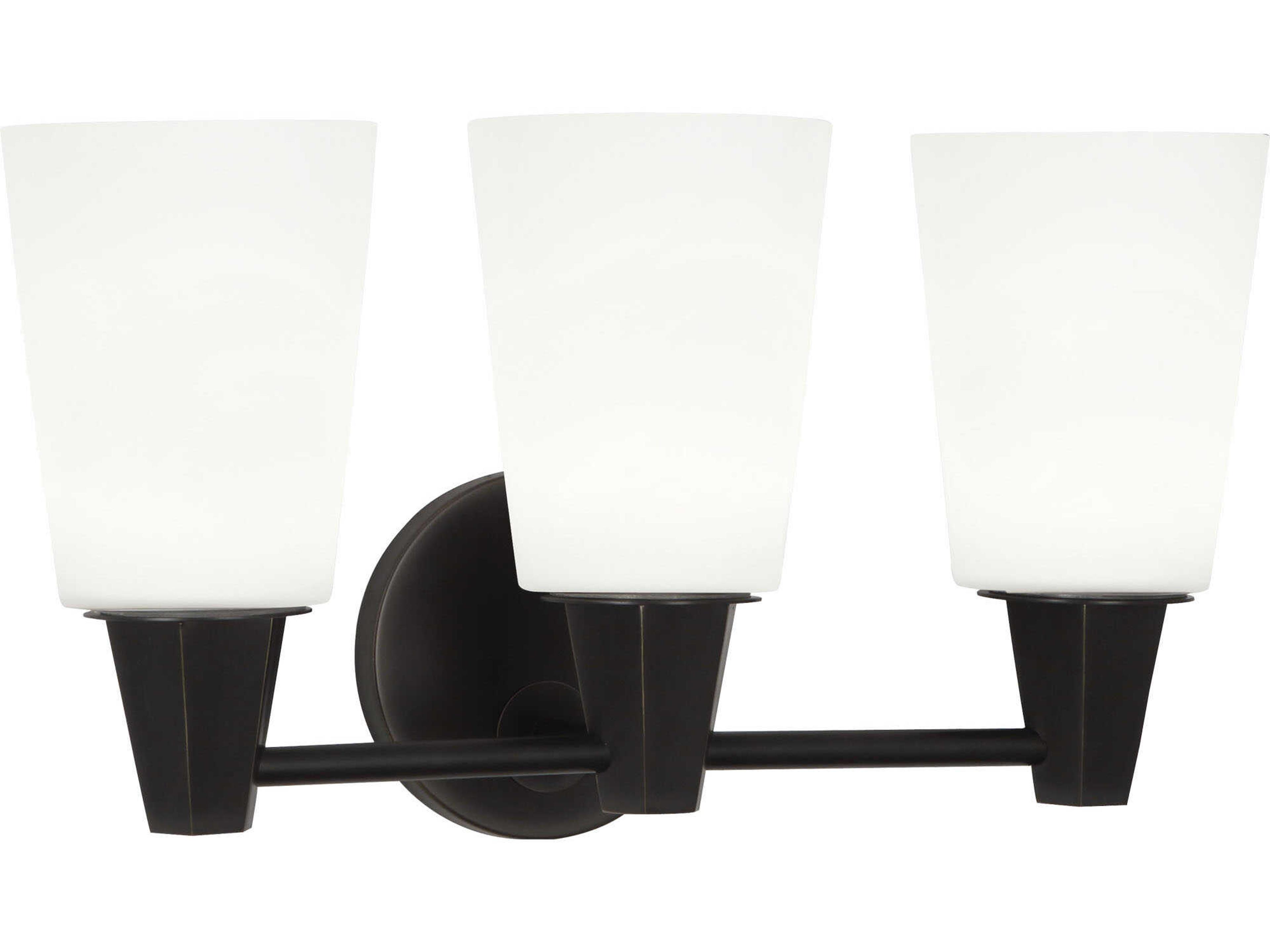 Robert Abbey Wheatley 3-Light Deep Patina Bronze Vanity Light